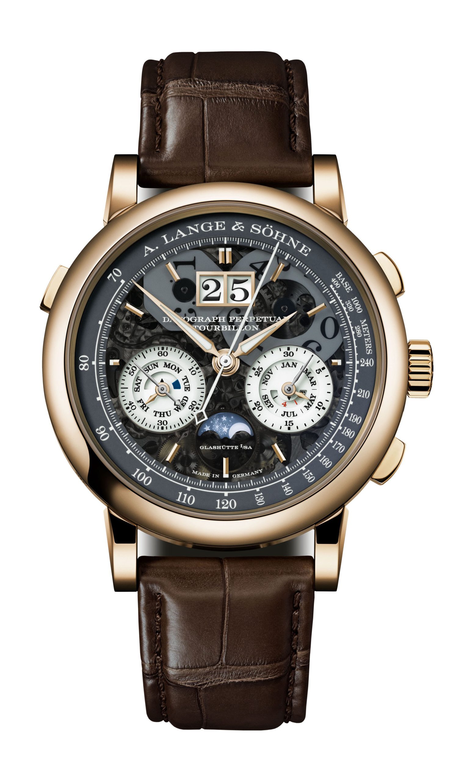 A. Lange & Söhne Datograph Perpetual Tourbillon Honeygold “Lumen” watch