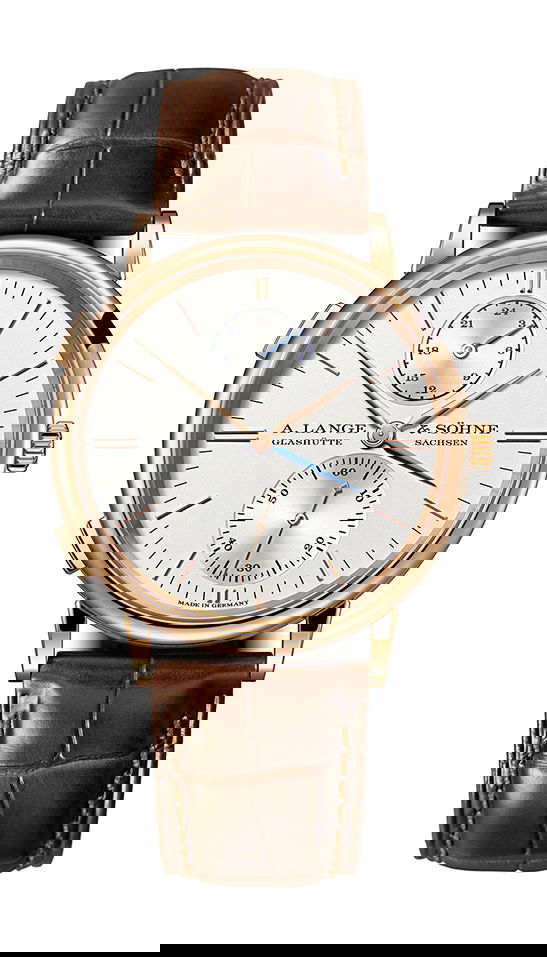 A. Lange & Söhne Saxonia Dual Time watch
