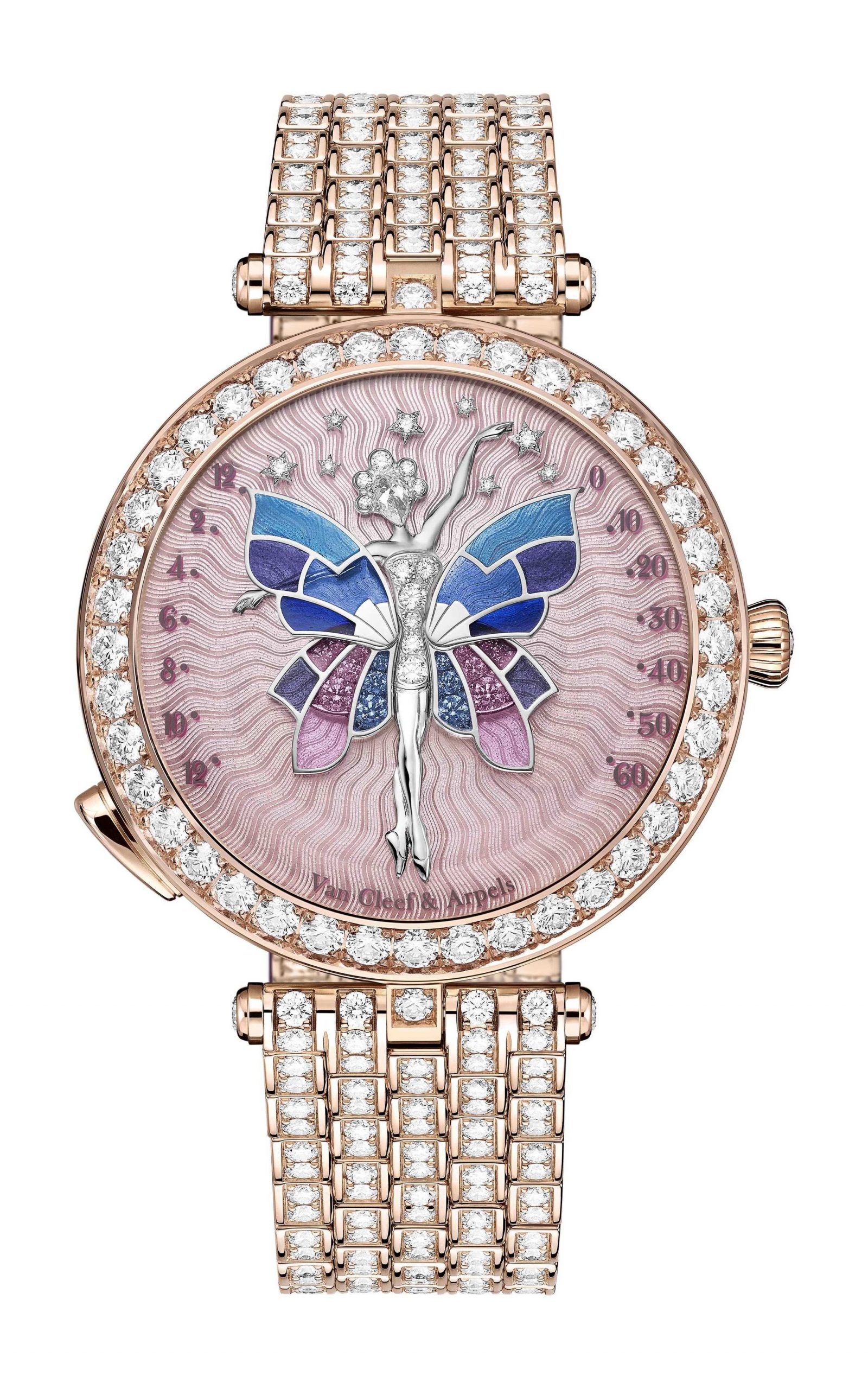 Van Cleef & Arpels Lady Arpels Ballerine Enchantée Rose Gold Watch watch