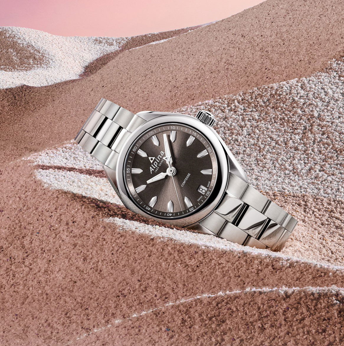 Alpina Alpiner Comtesse Quartz Light Brown - View 2