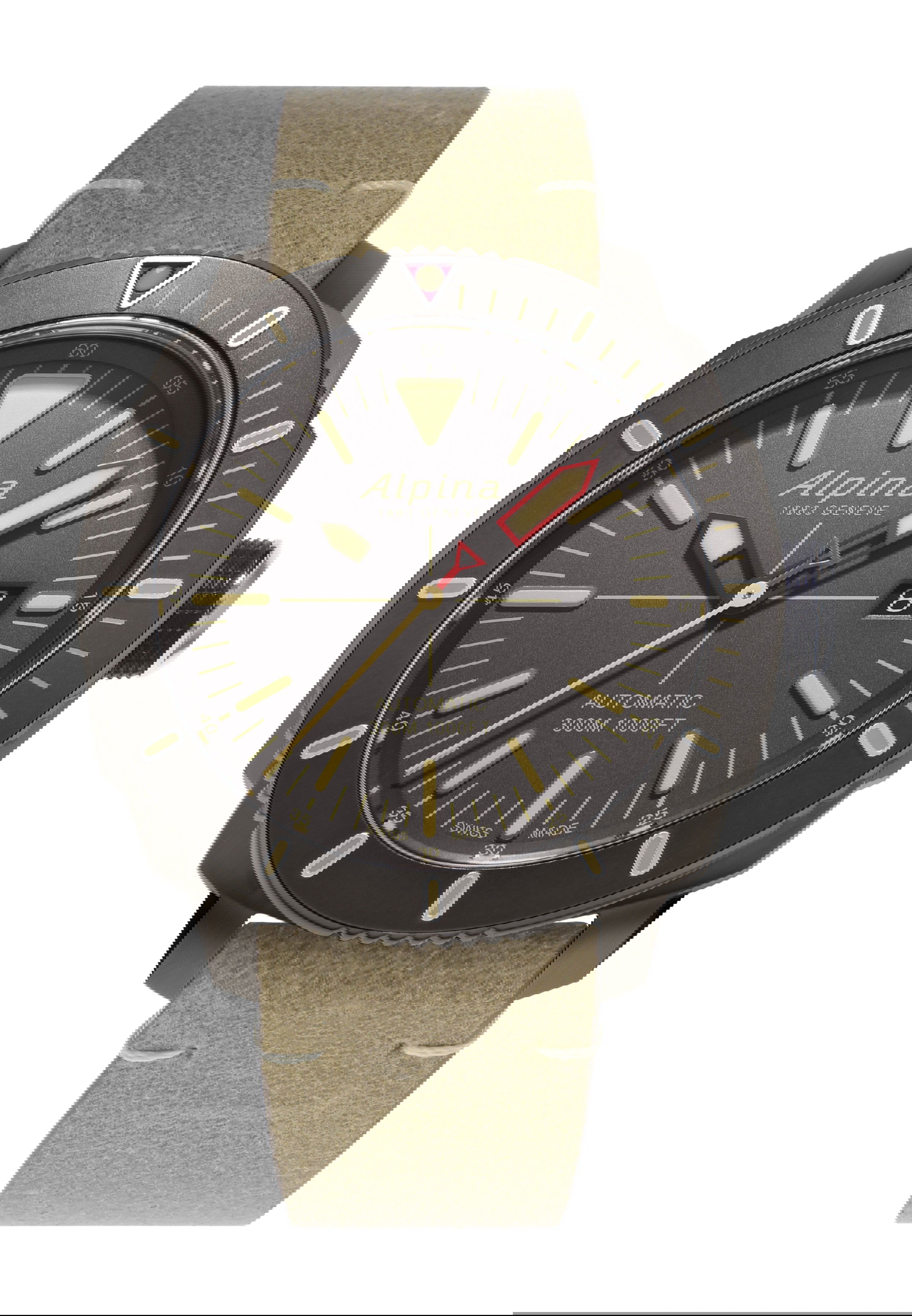 Alpina Seastrong Diver 300 Automatic Light Brown watch