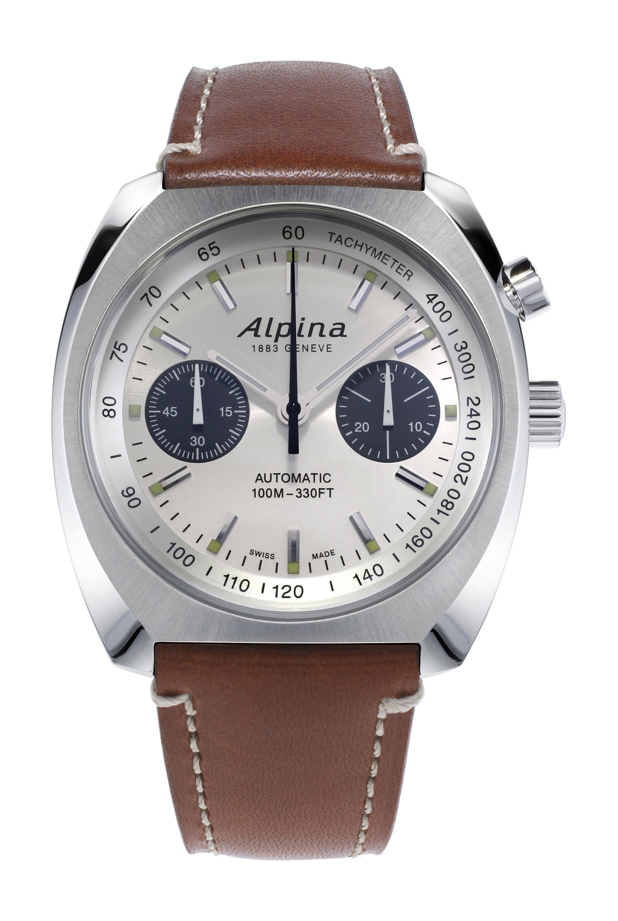 Alpina Startimer Pilot Heritage Chronograph SIlver watch