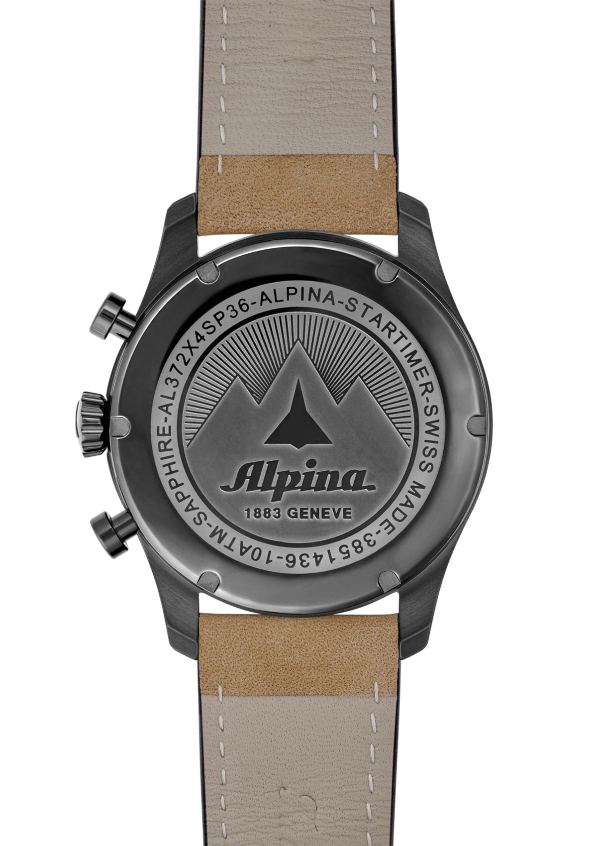 Alpina Startimer Pilot Quartz Chronograph Big Date Green - View 3