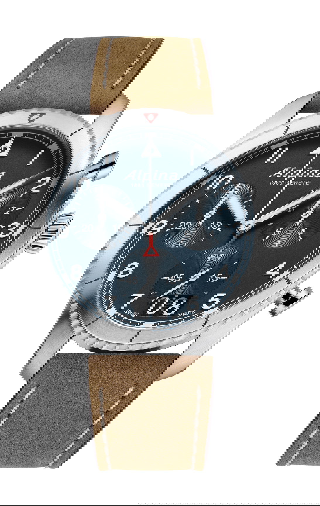 Alpina Startimer Pilot Quartz Chronograph Big Date Petroleum Blue watch