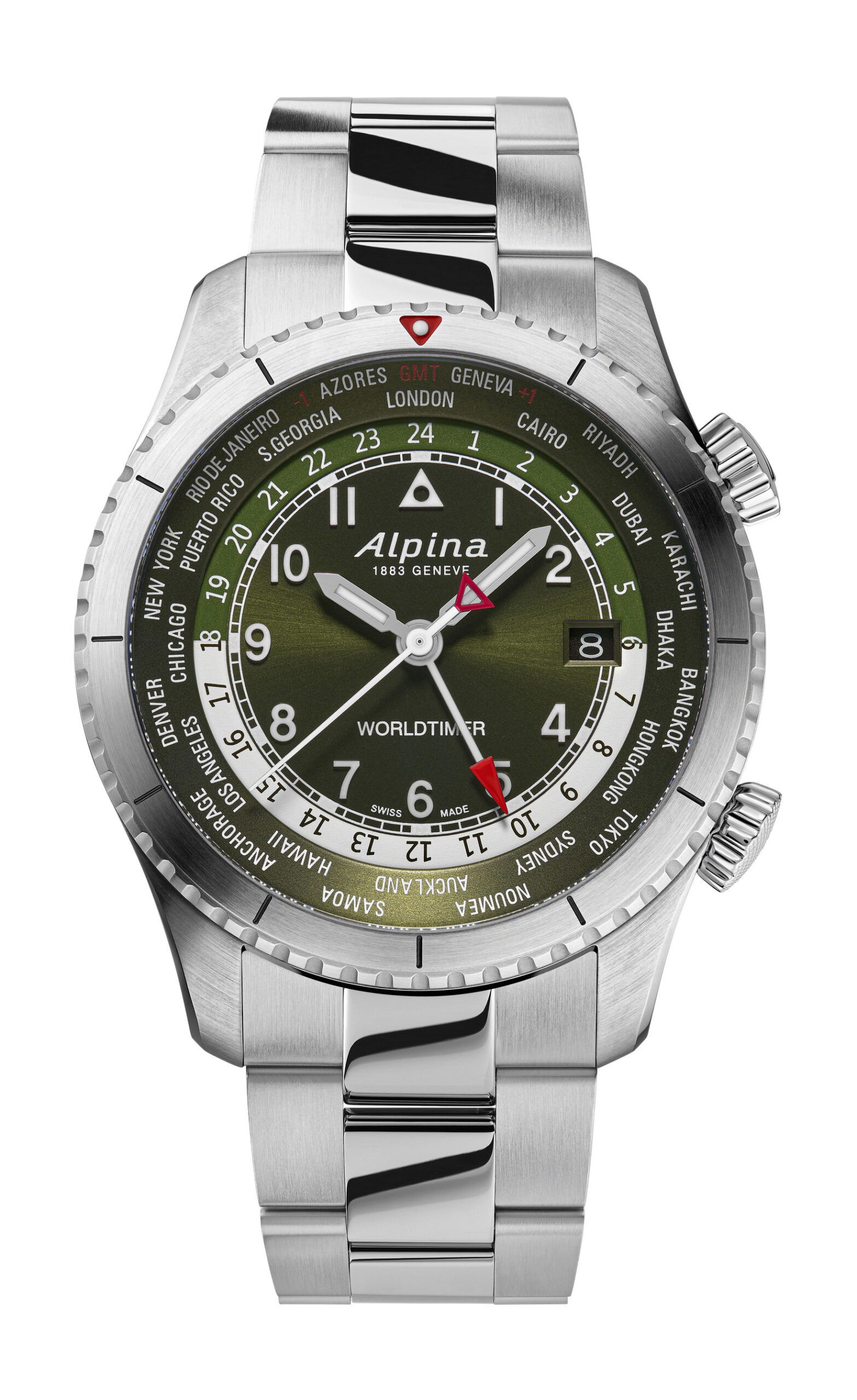 Alpina Startimer Pilot Quartz Worldtimer watch