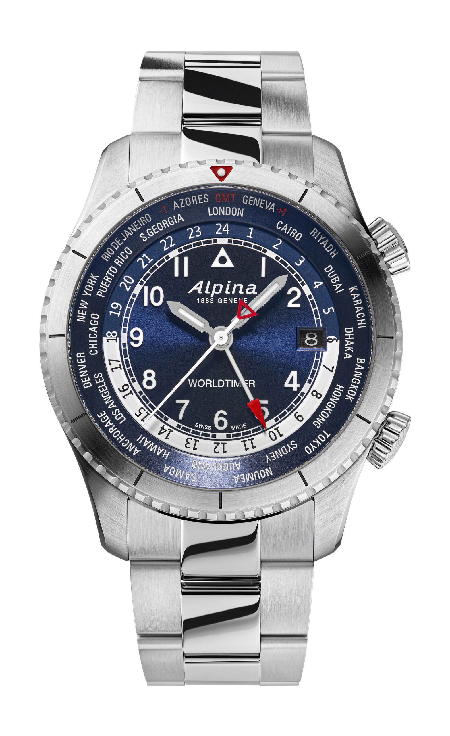Alpina Startimer Pilot Quartz Worldtimer watch