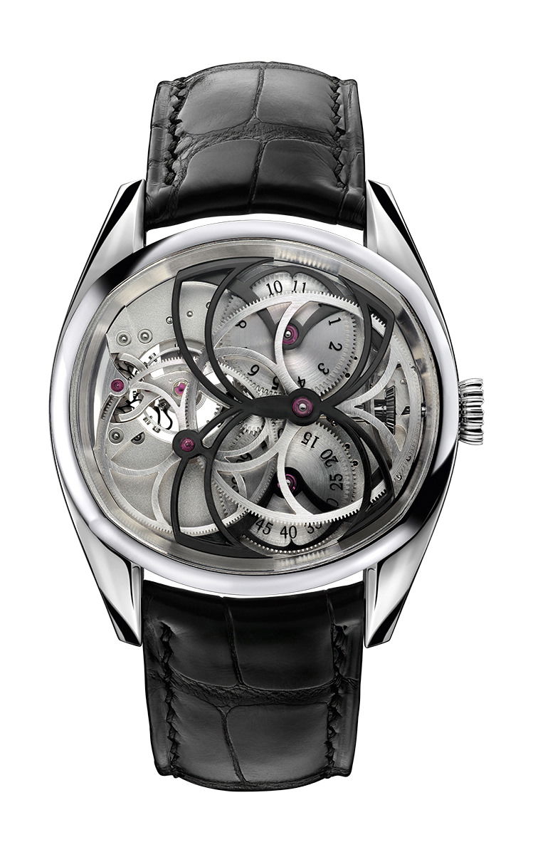Andreas Strehler Papillon Platinum watch