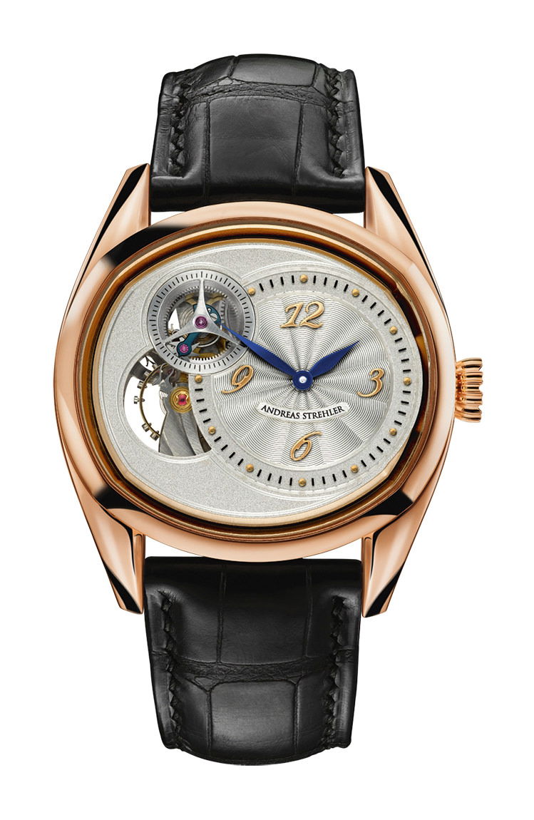 Andreas Strehler Sauterelle Red Gold watch