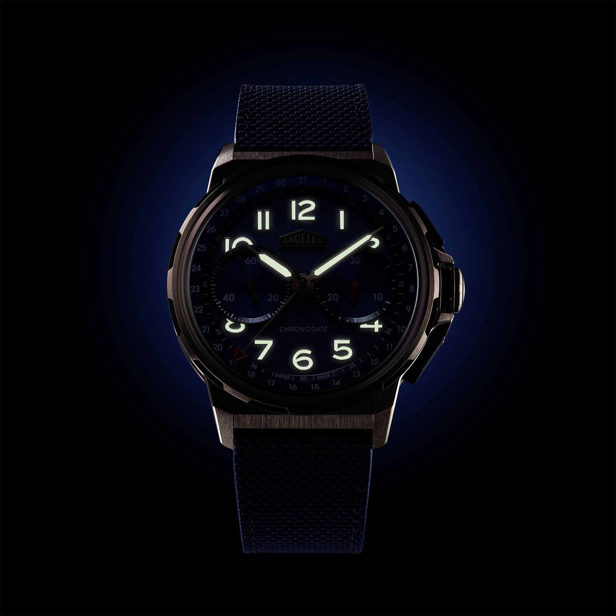 Angelus Chronodate Gold Black - View 2
