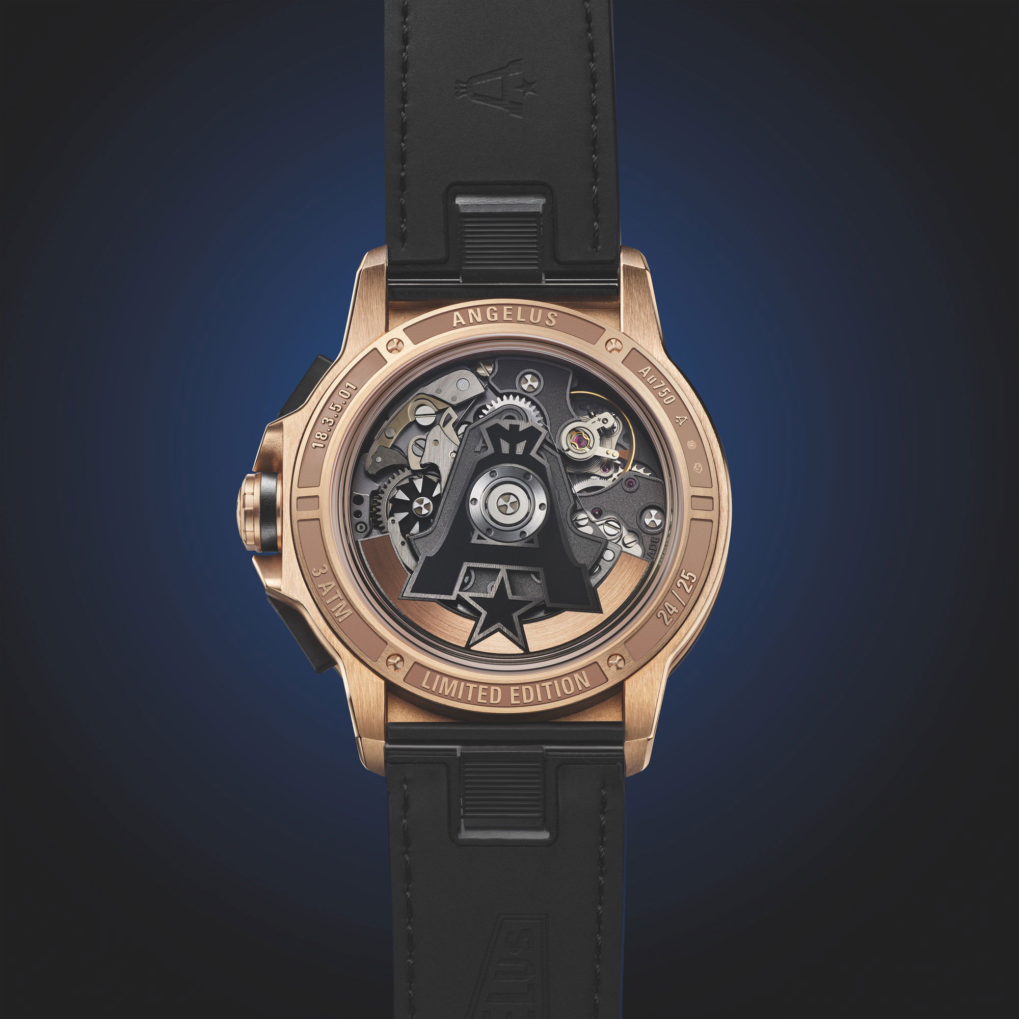 Angelus Chronodate Gold - View 3