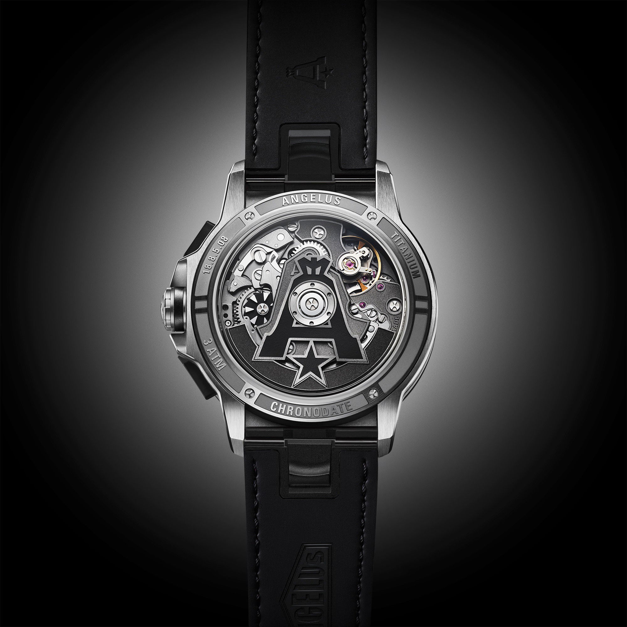Angelus Chronodate Titanium Black - View 2