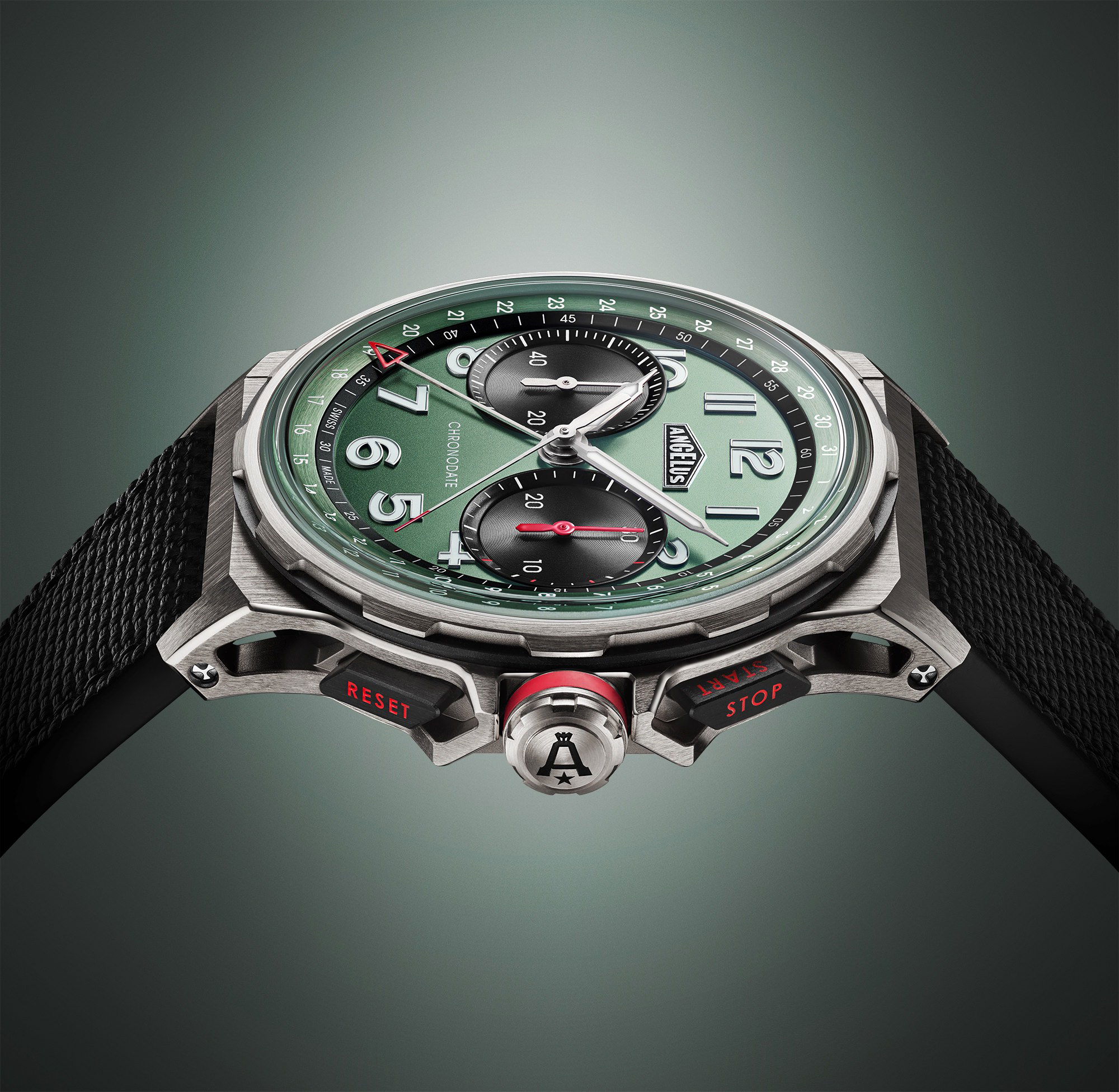 Angelus Chronodate Titanium Green - View 3