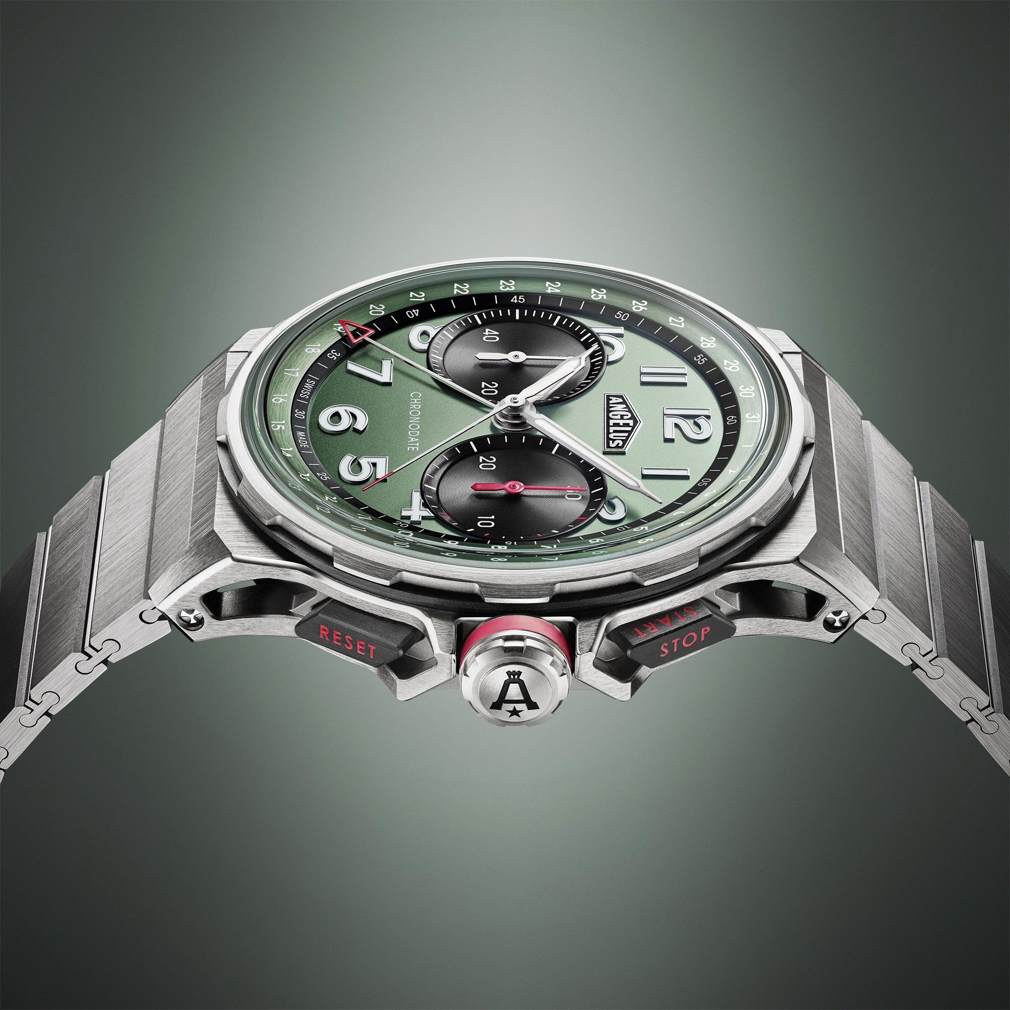 Angelus Chronodate Titanium Green Titanium - View 2