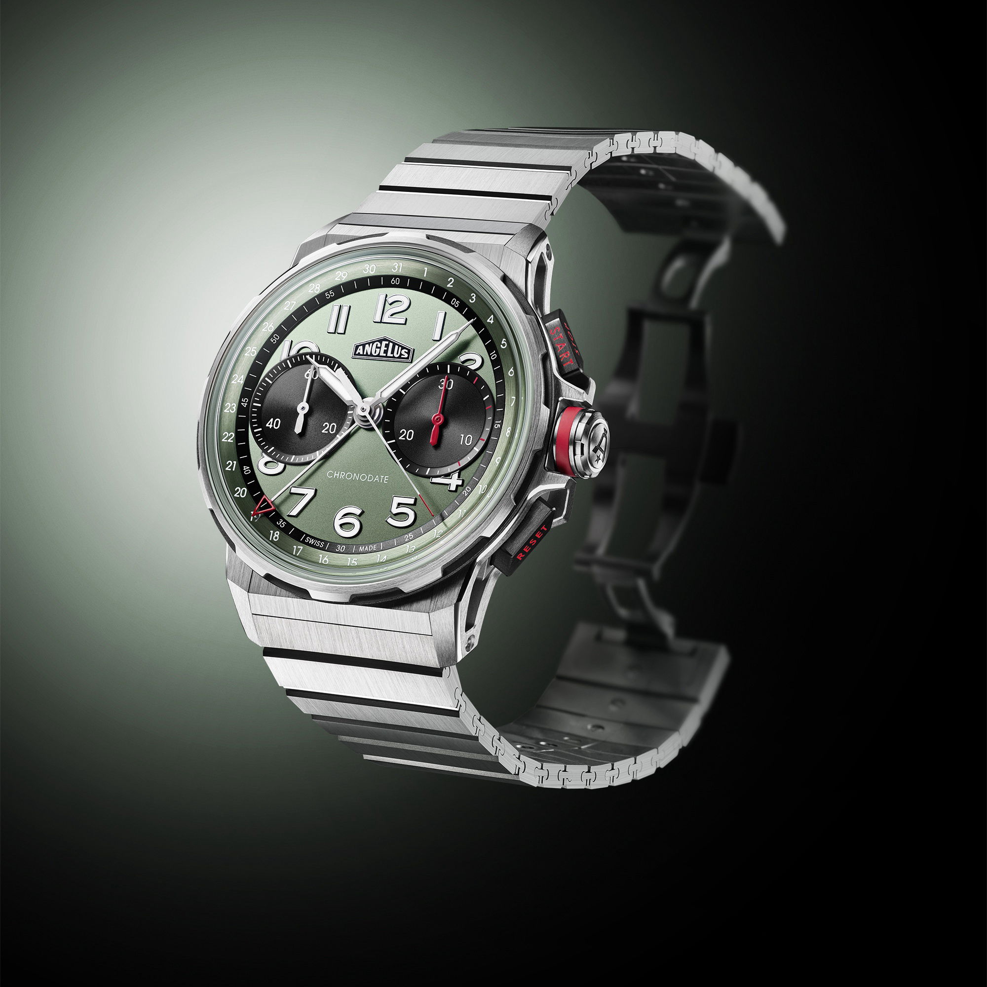 Angelus Chronodate Titanium Green Titanium - View 3