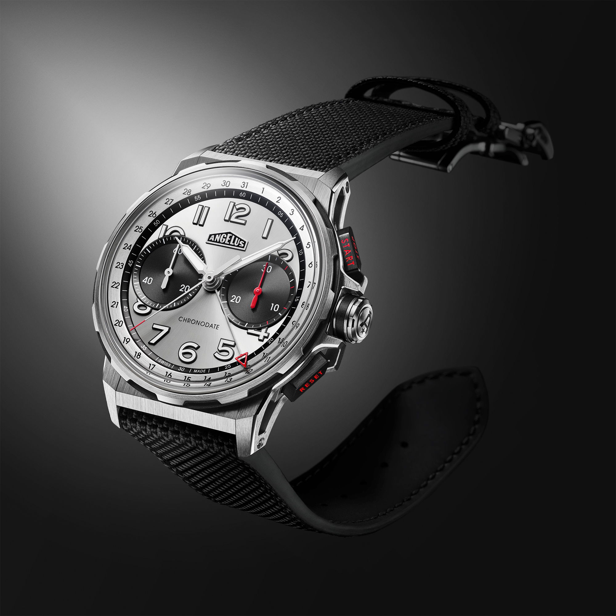 Angelus Chronodate Titanium Magnetic Silver - View 2