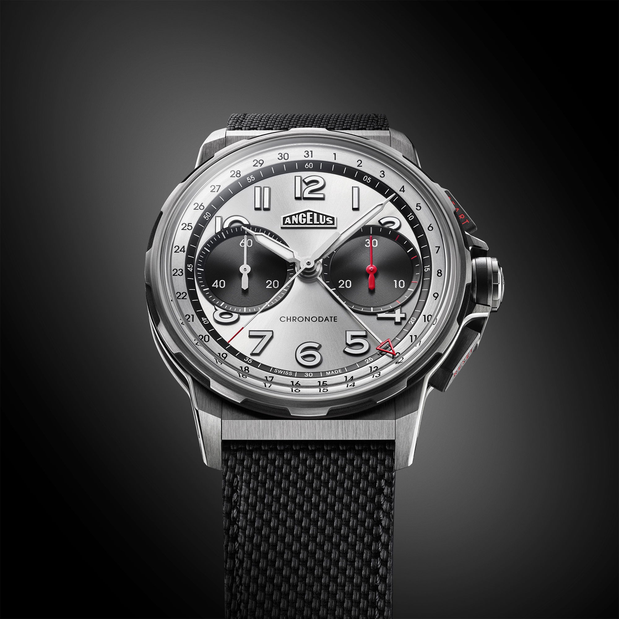 Angelus Chronodate Titanium Magnetic Silver - View 3