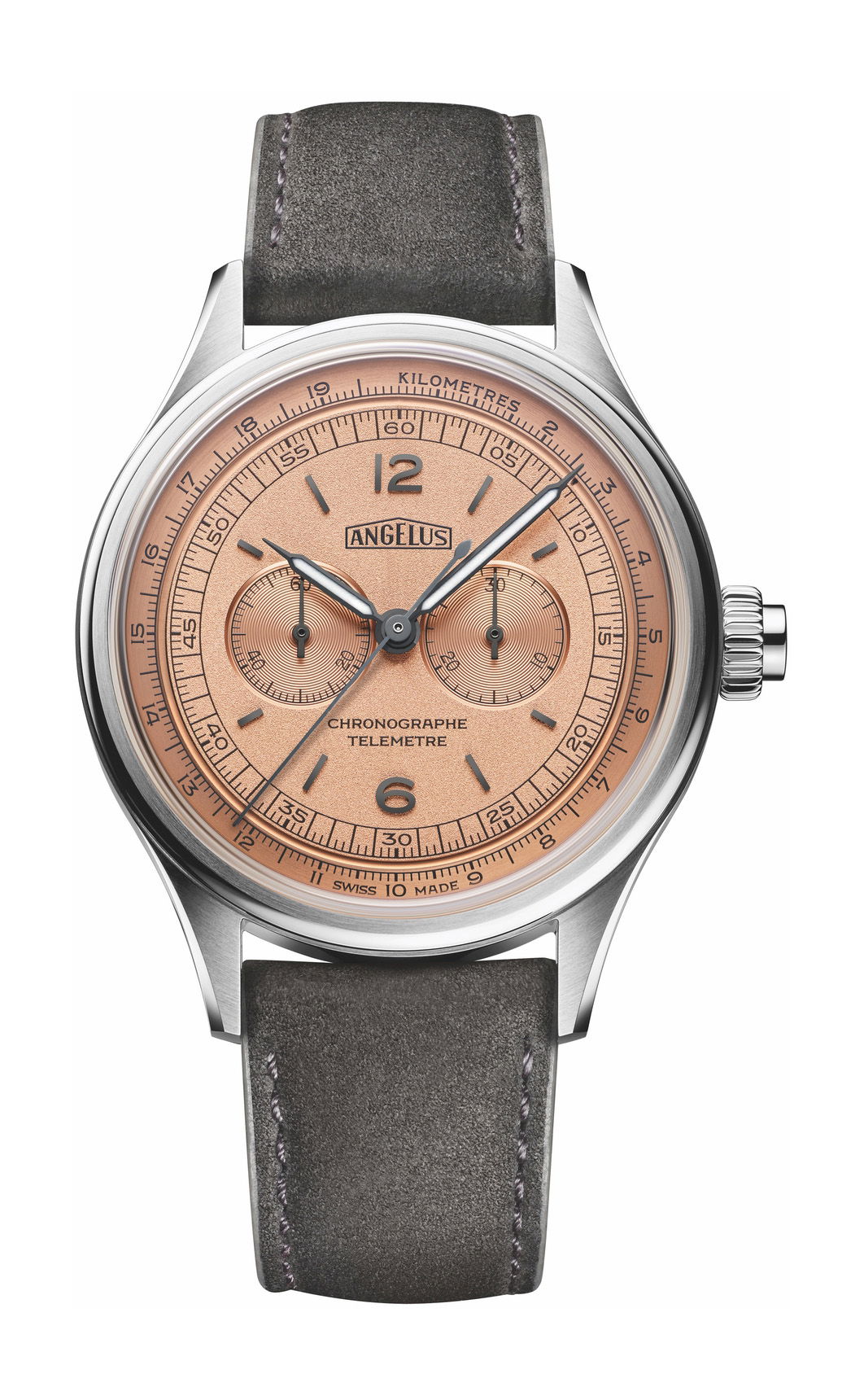 Angelus Chronographe Télémètre Rose watch