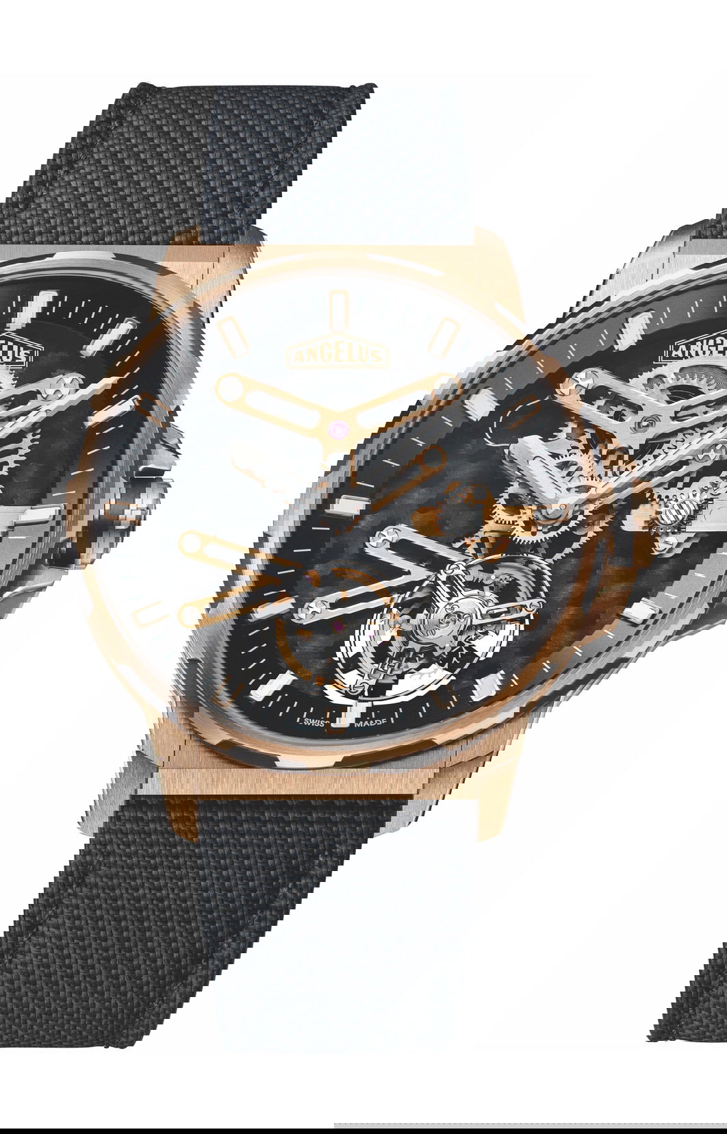 Angelus Gold & Carbon Flying Tourbillon watch