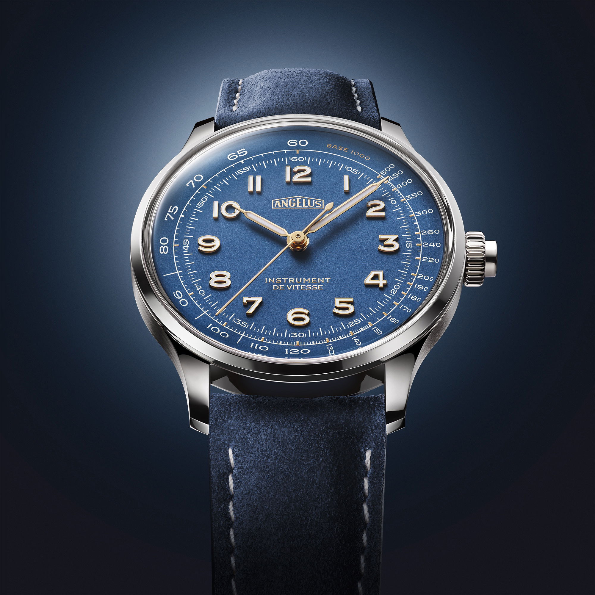 Angelus Instrument de Vitesse Indianapolis Blue - View 3