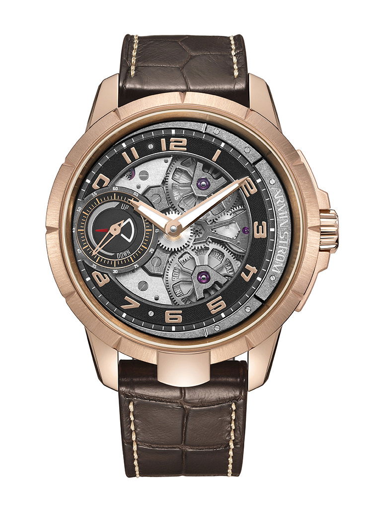Armin Strom Edge Double Barrel 18ct rose gold watch