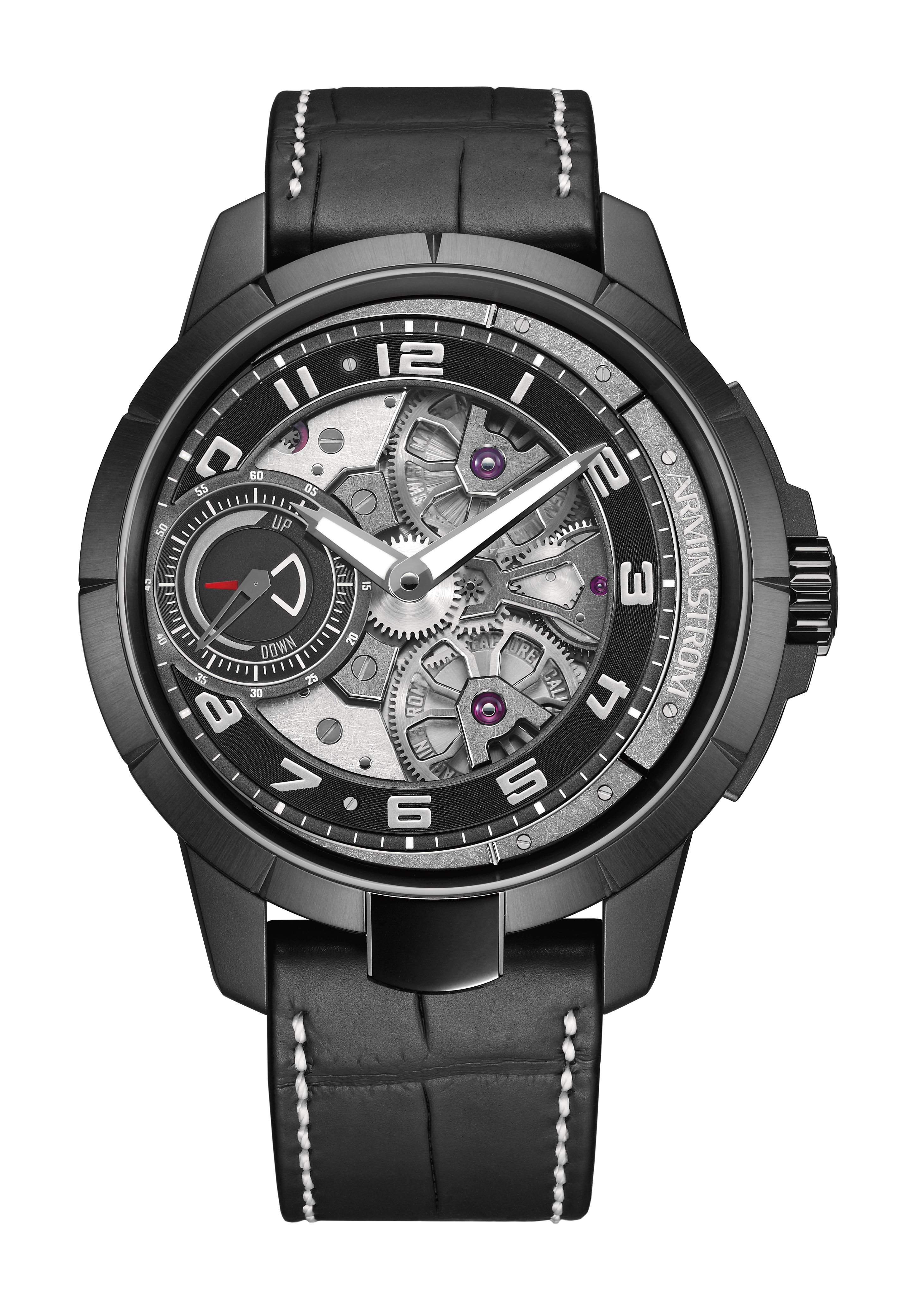 Armin Strom Edge Double Barrel stainless steel black PVD watch