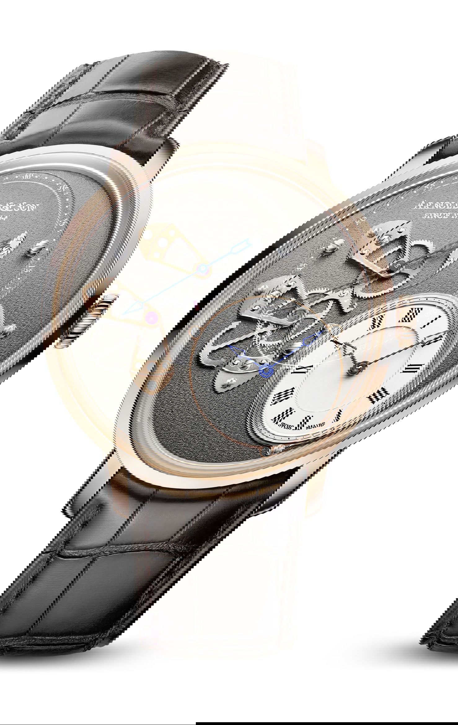 Arnold & Son DSTB Gold watch