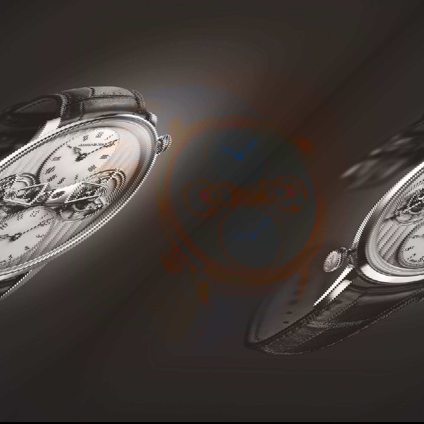 Arnold & Son Double Tourbillon Red Gold - View 2