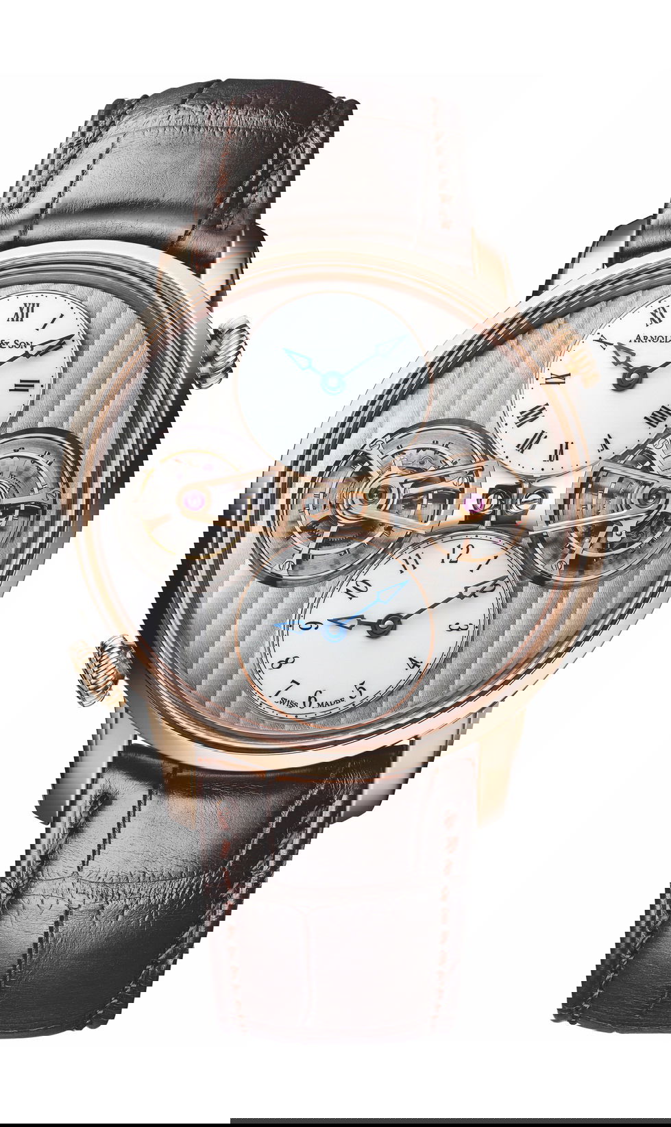 Arnold & Son Double Tourbillon Red Gold watch