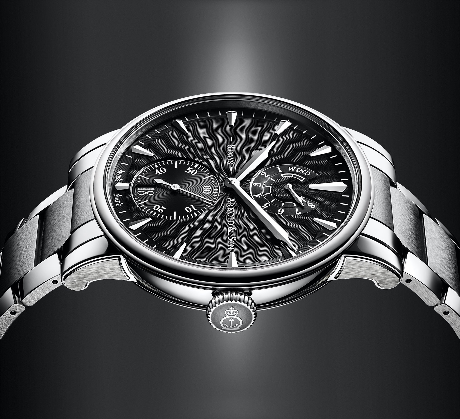 Arnold & Son Eight-Day Black - View 3