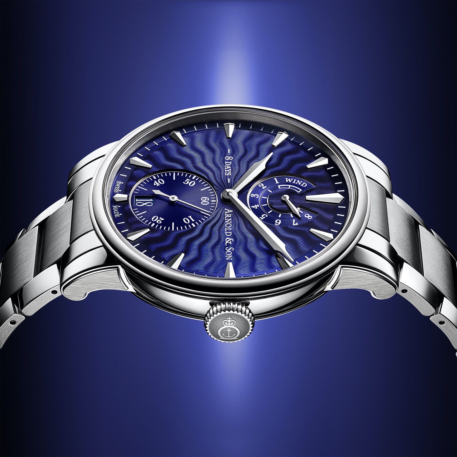 Arnold & Son Eight-Day Blue - View 3