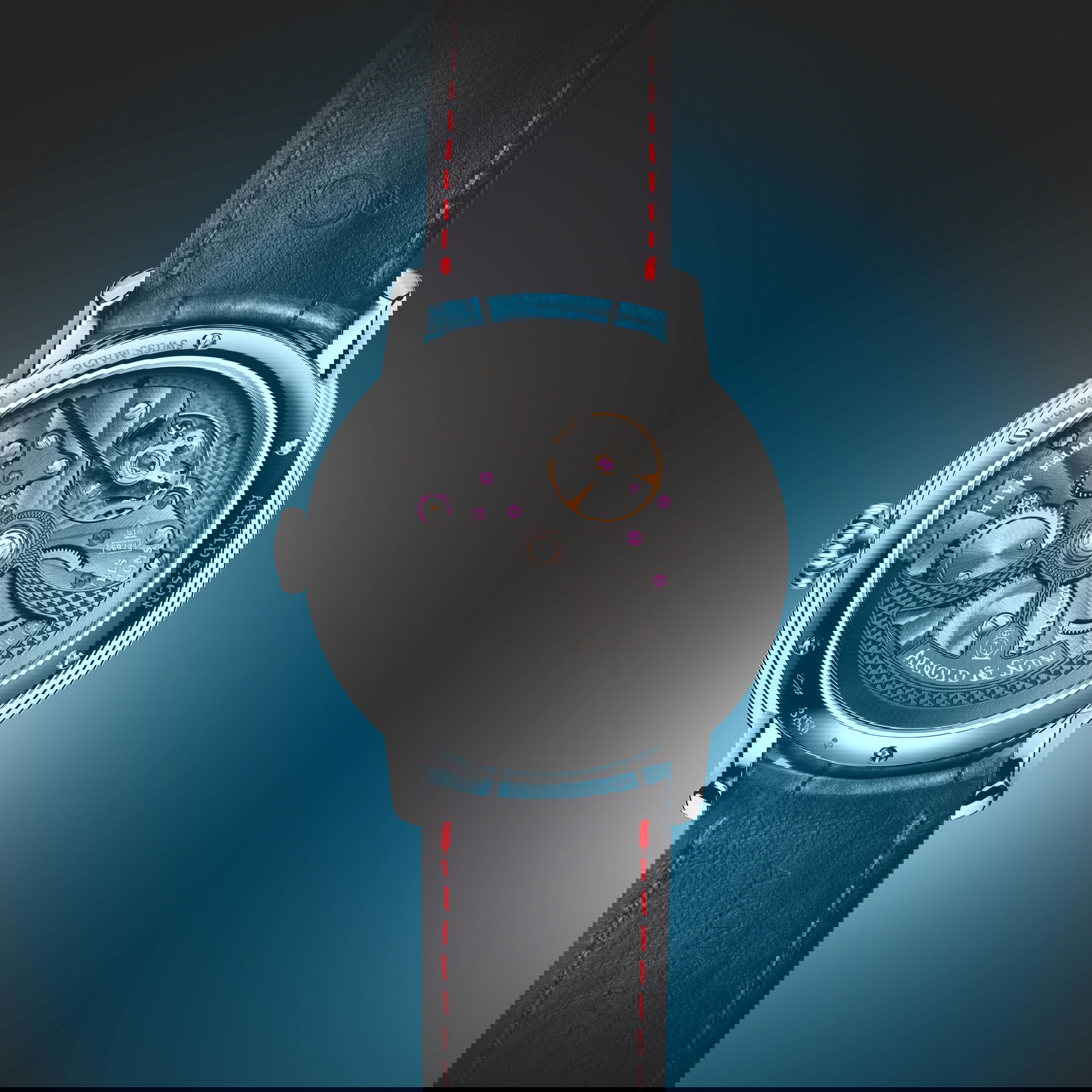 Arnold & Son Globetrotter Steel - View 3