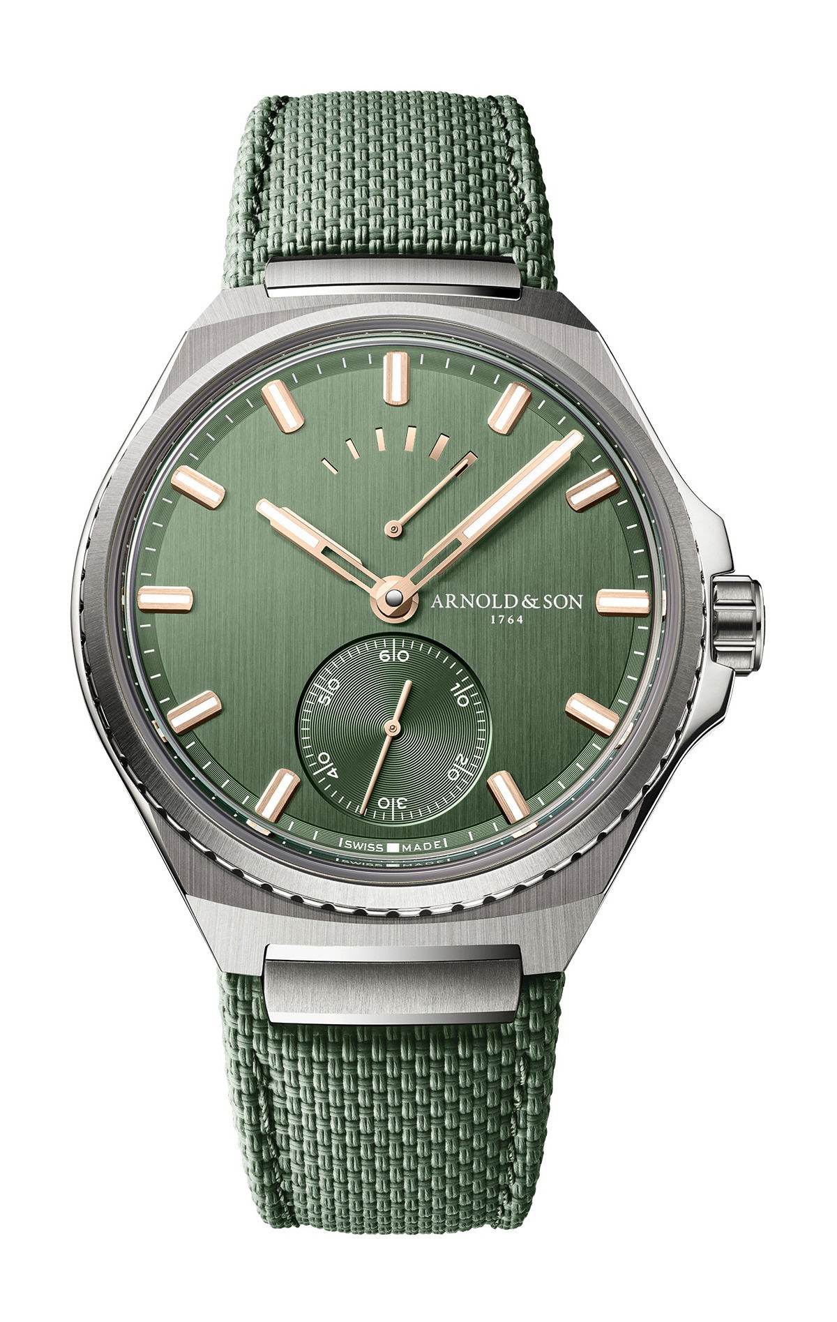 Arnold & Son Longitude Titanium Fern Green - View 2