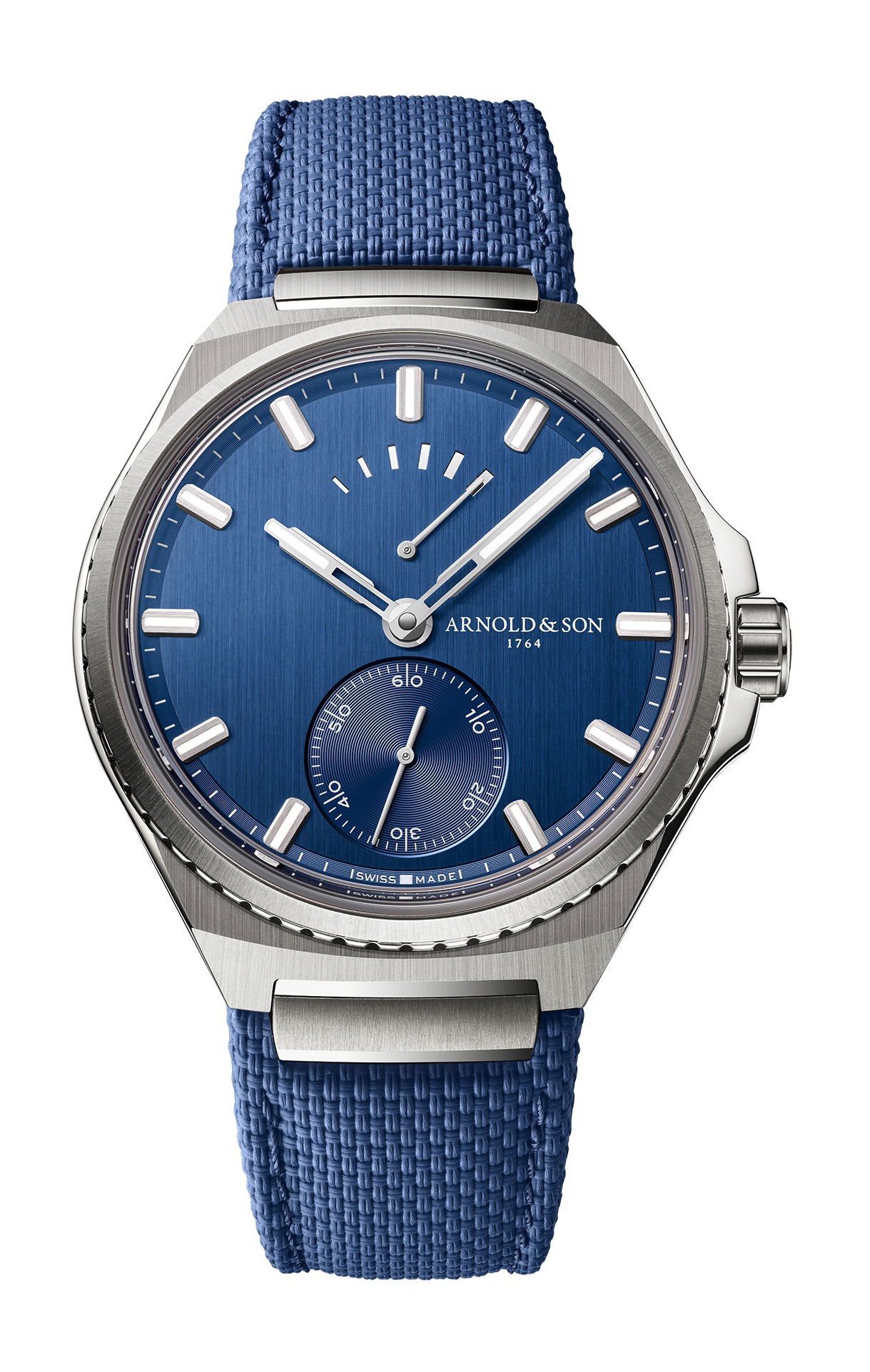 Arnold & Son Longitude Titanium Ocean Blue - View 2