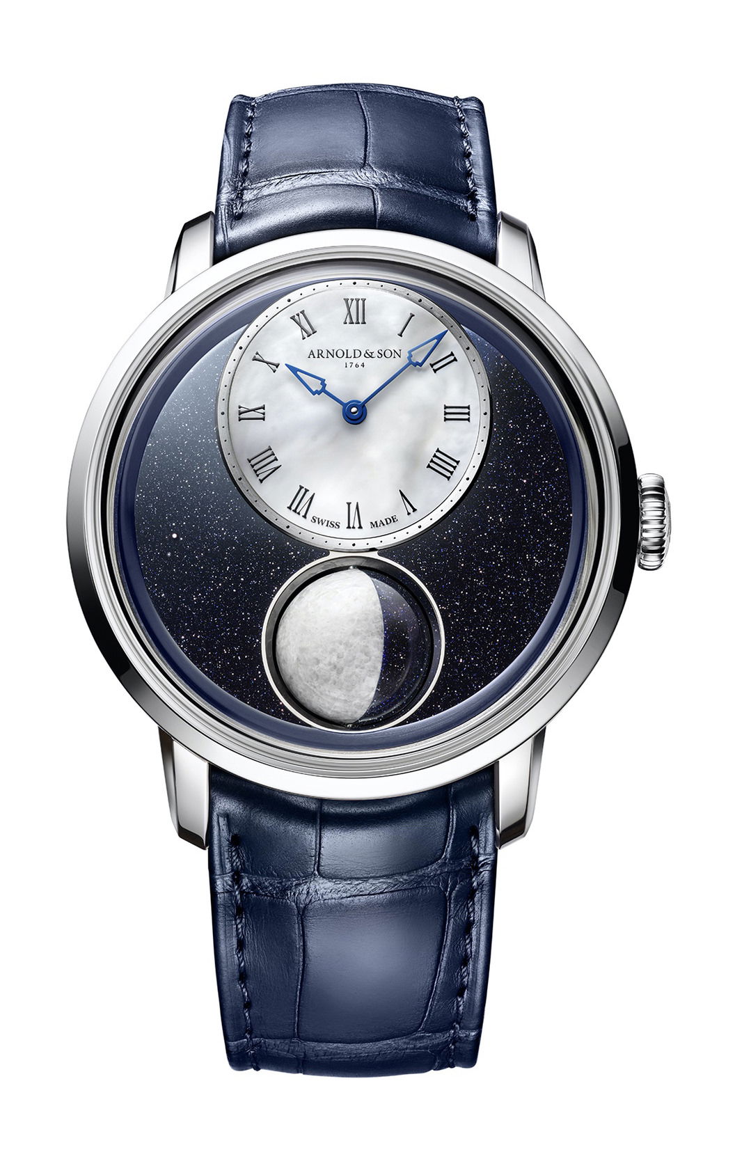 Arnold & Son Luna Magna Platinum watch