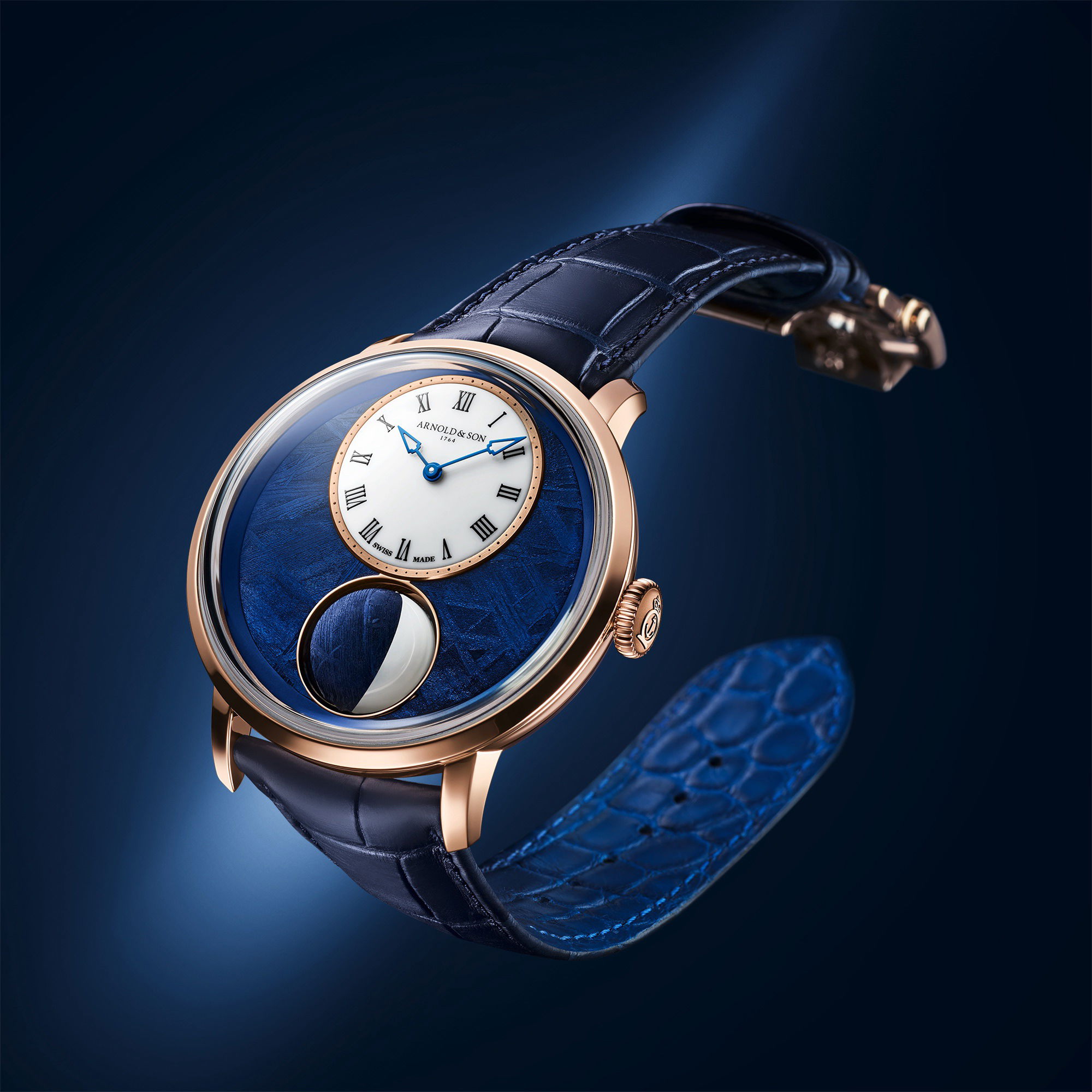 Arnold & Son Luna Magna Red Gold - View 2