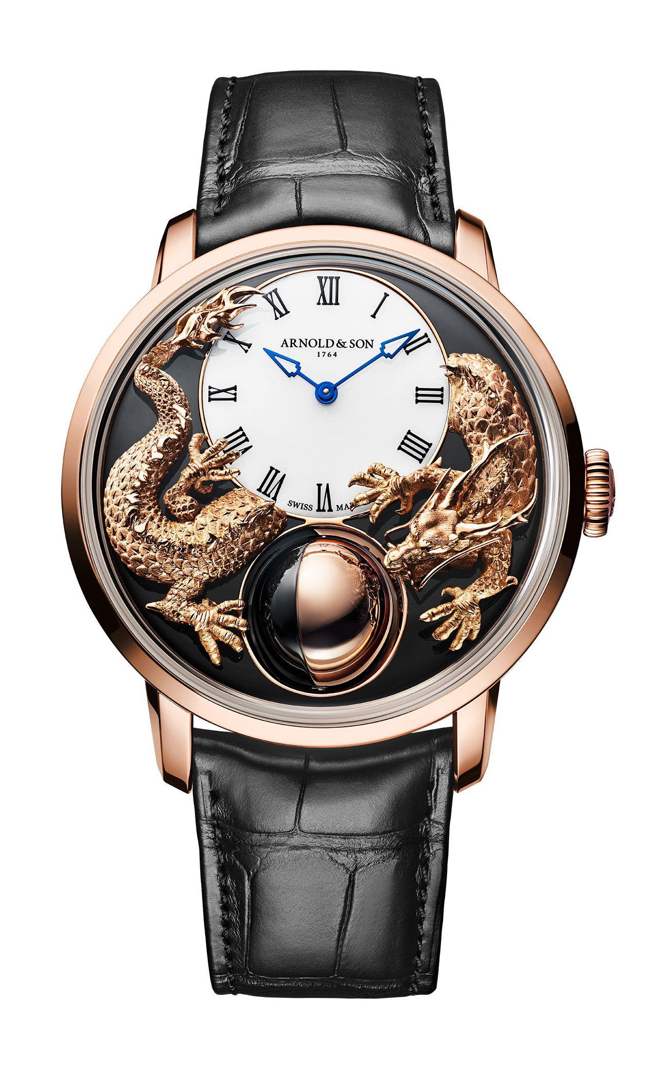 Arnold & Son Luna Magna Red Gold “Year of the Dragon” watch