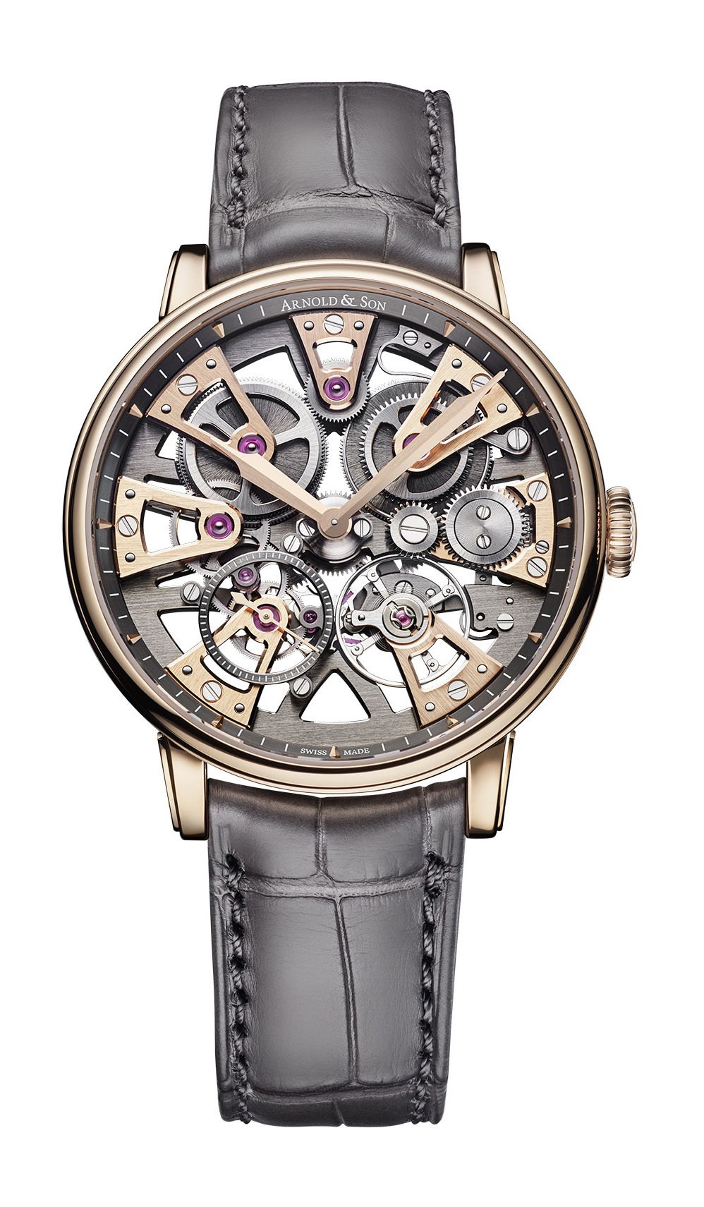 Arnold & Son Nebula 38 Red Gold watch