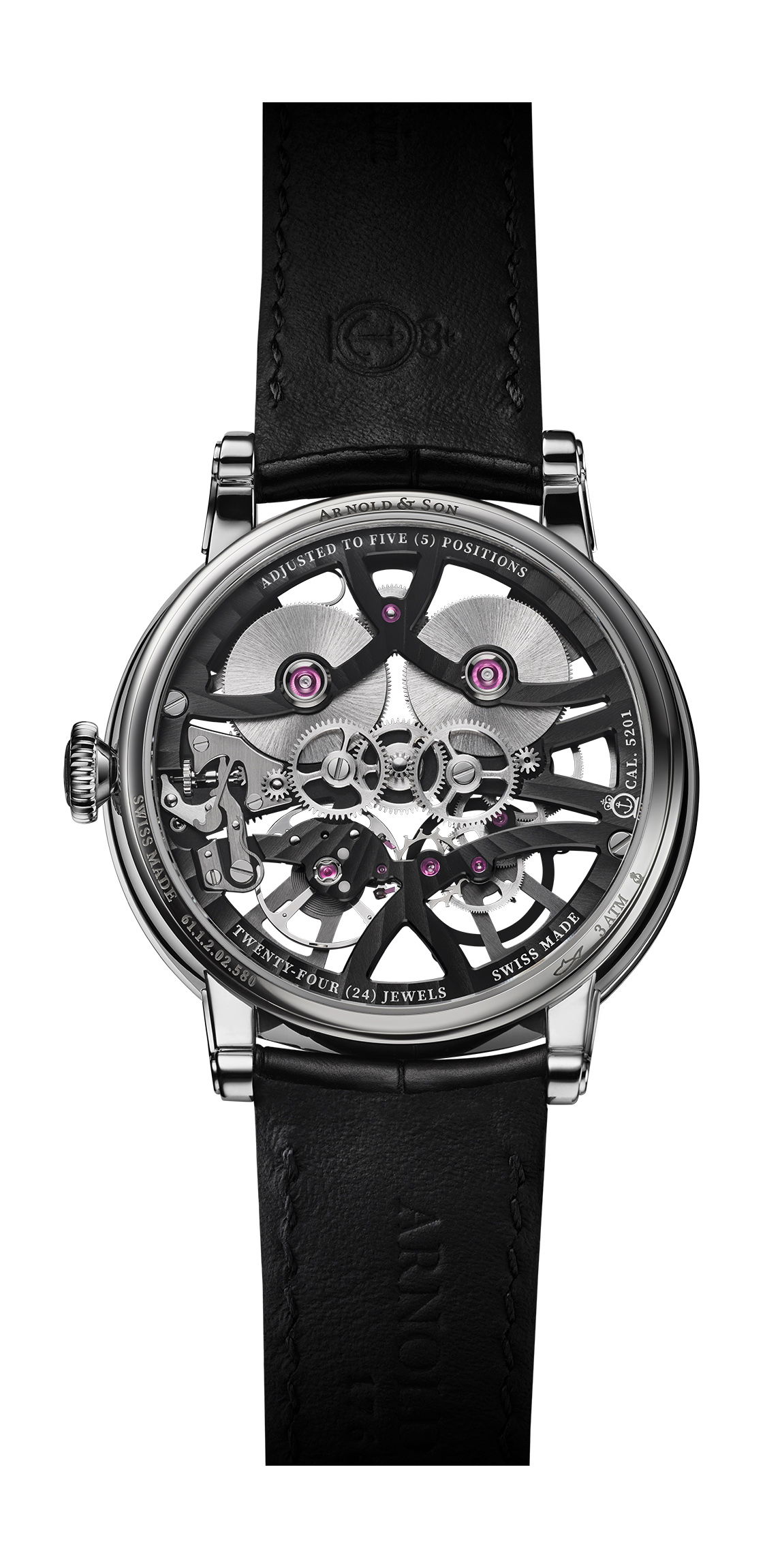 Arnold & Son Nebula 38 Steel - View 2