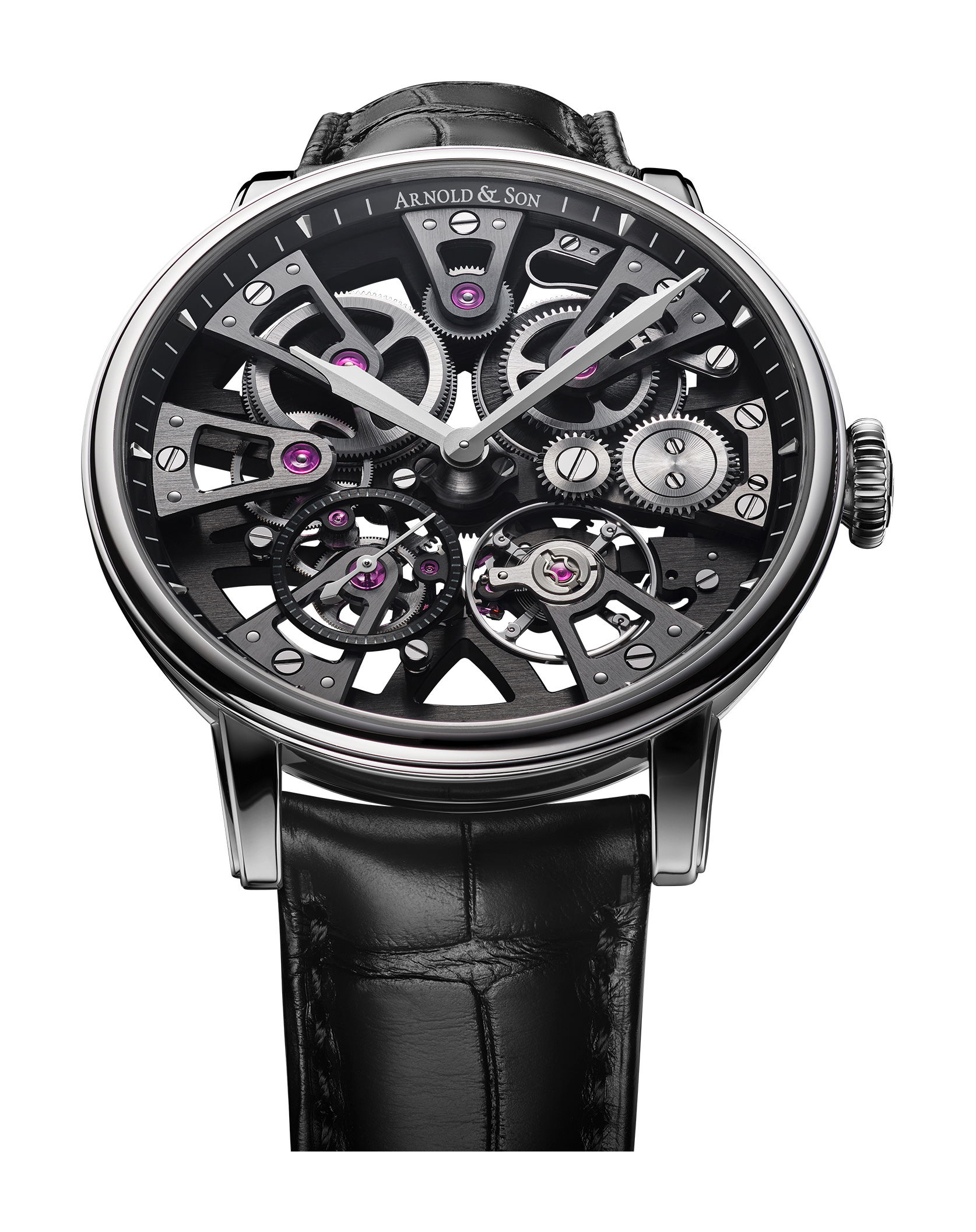 Arnold & Son Nebula 38 Steel - View 3