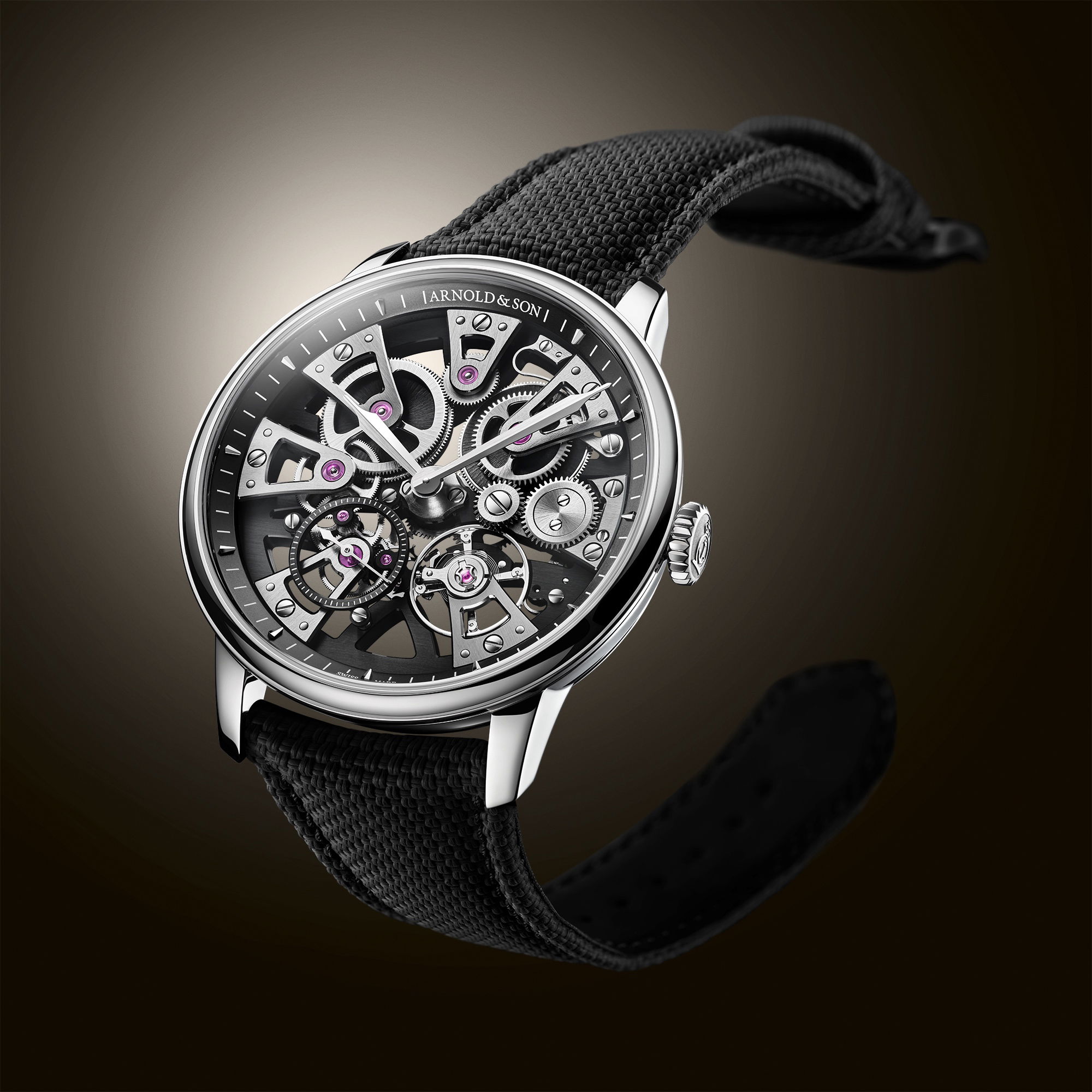Arnold & Son Nebula 40 Steel Black - View 2