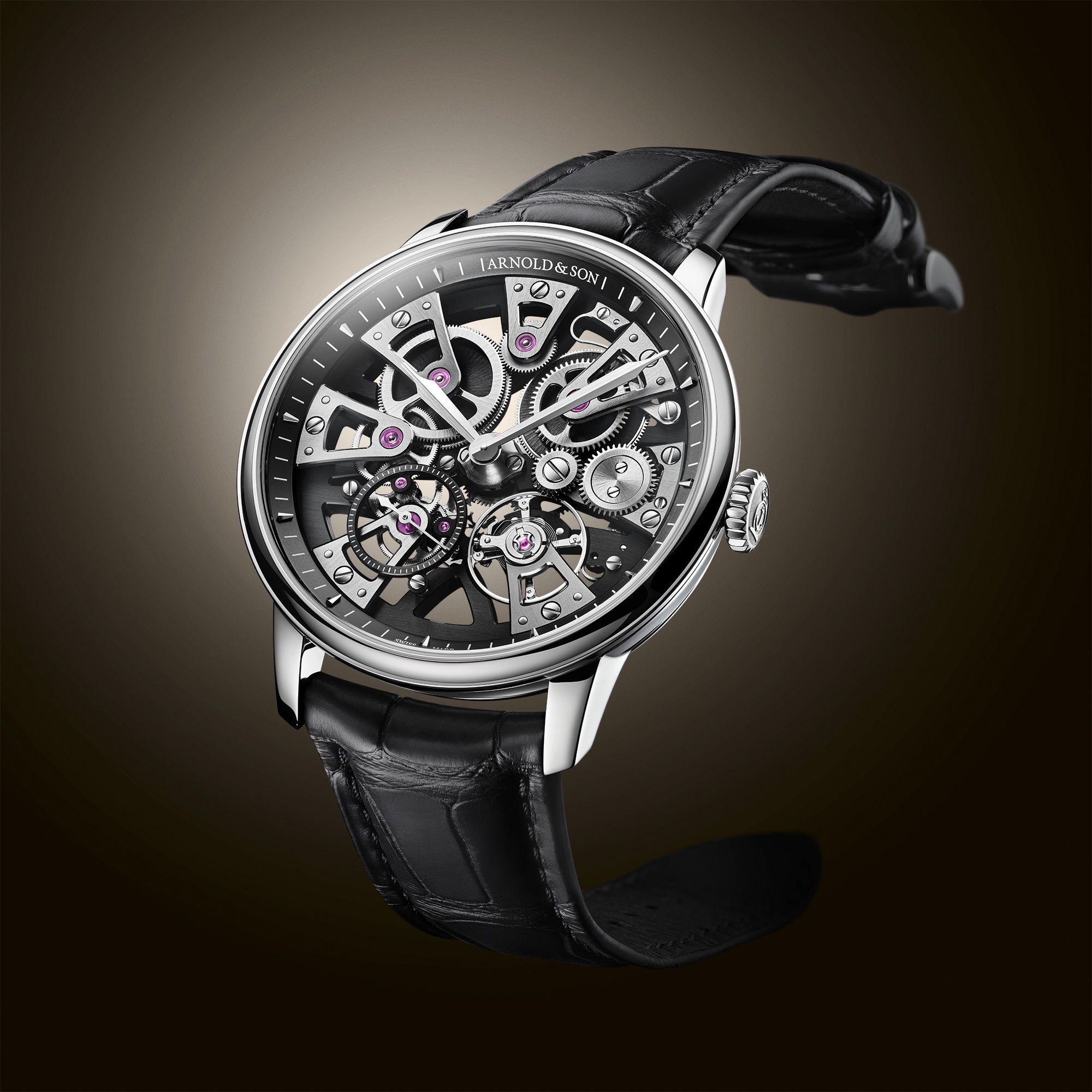 Arnold & Son Nebula 40 Steel Black - View 2