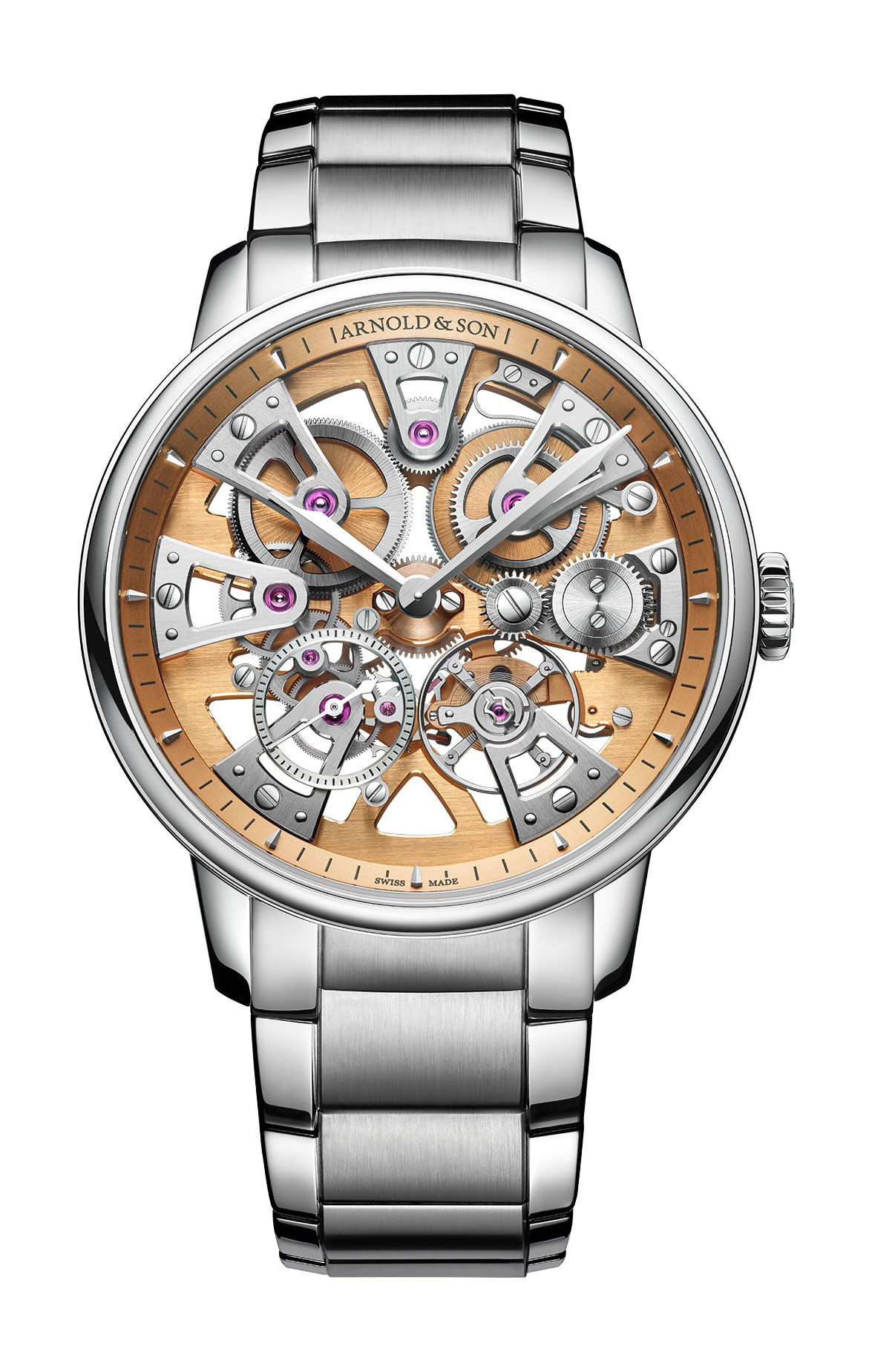 Arnold & Son Nebula 40 Steel Gold watch