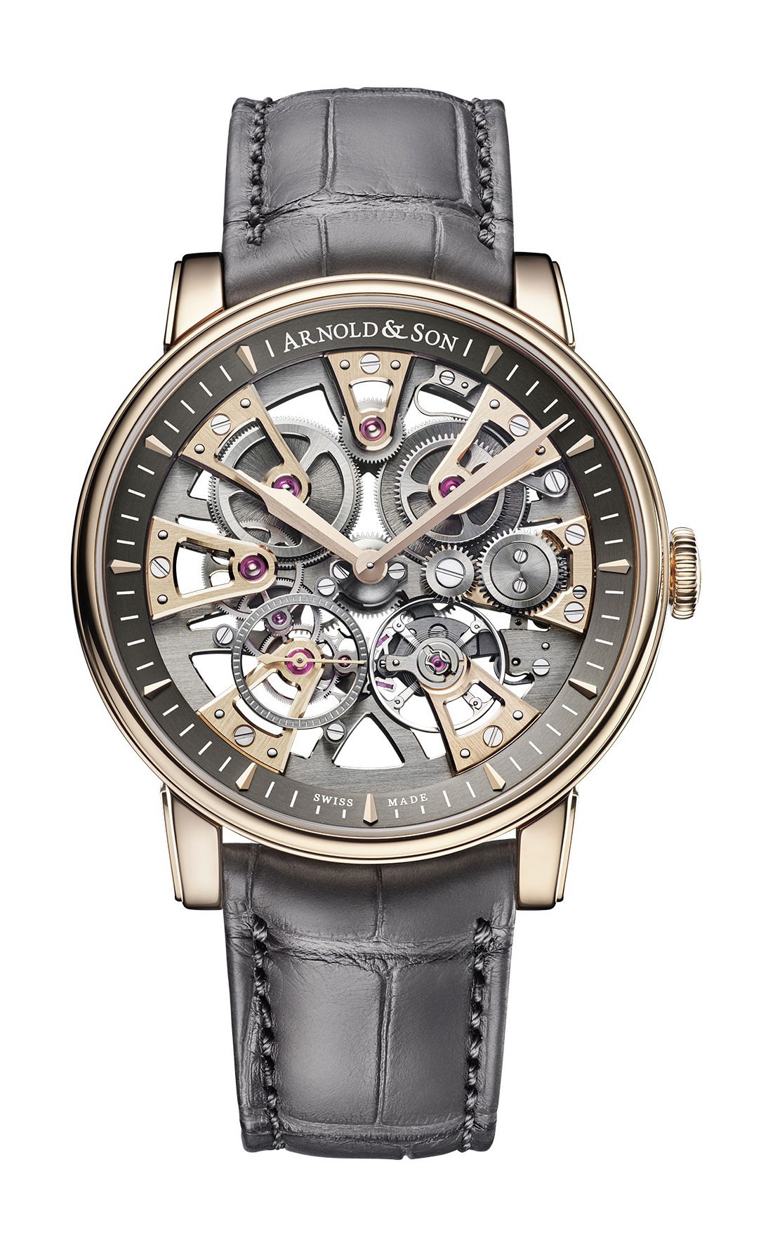 Arnold & Son Nebula 41.5 Red Gold watch