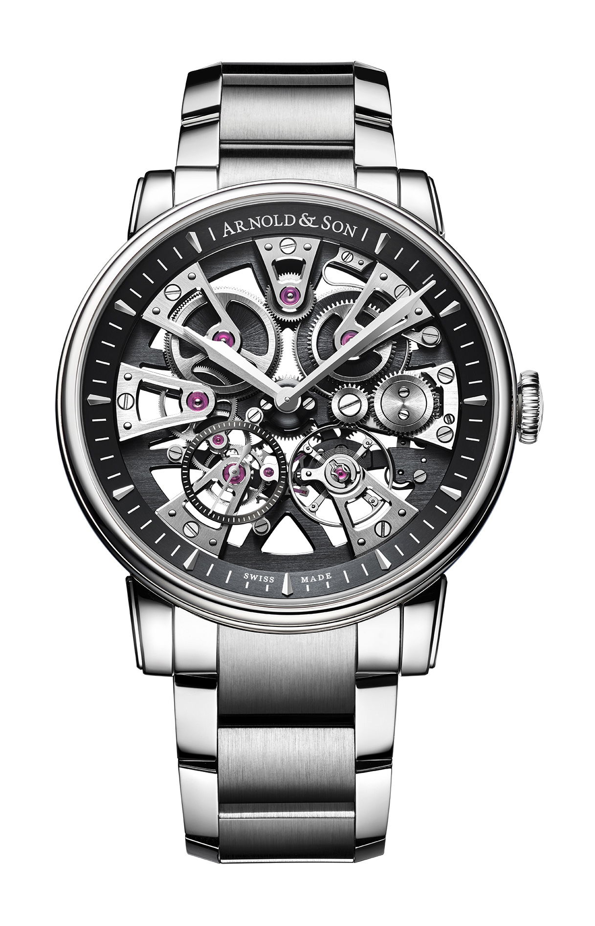 Arnold & Son Nebula 41.5 Steel watch