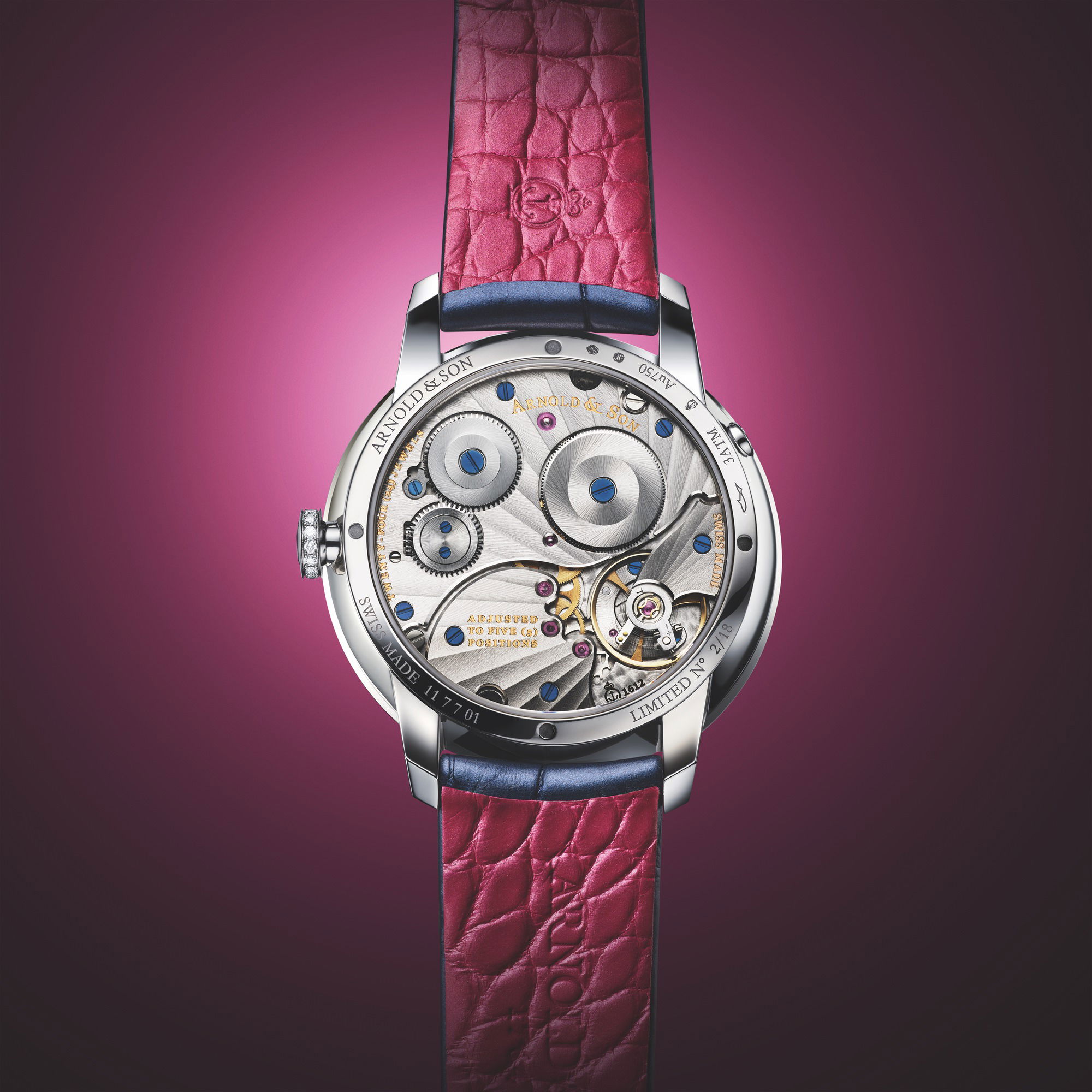 Arnold & Son Perpetual Moon 38 White Gold Eclipse I - View 2