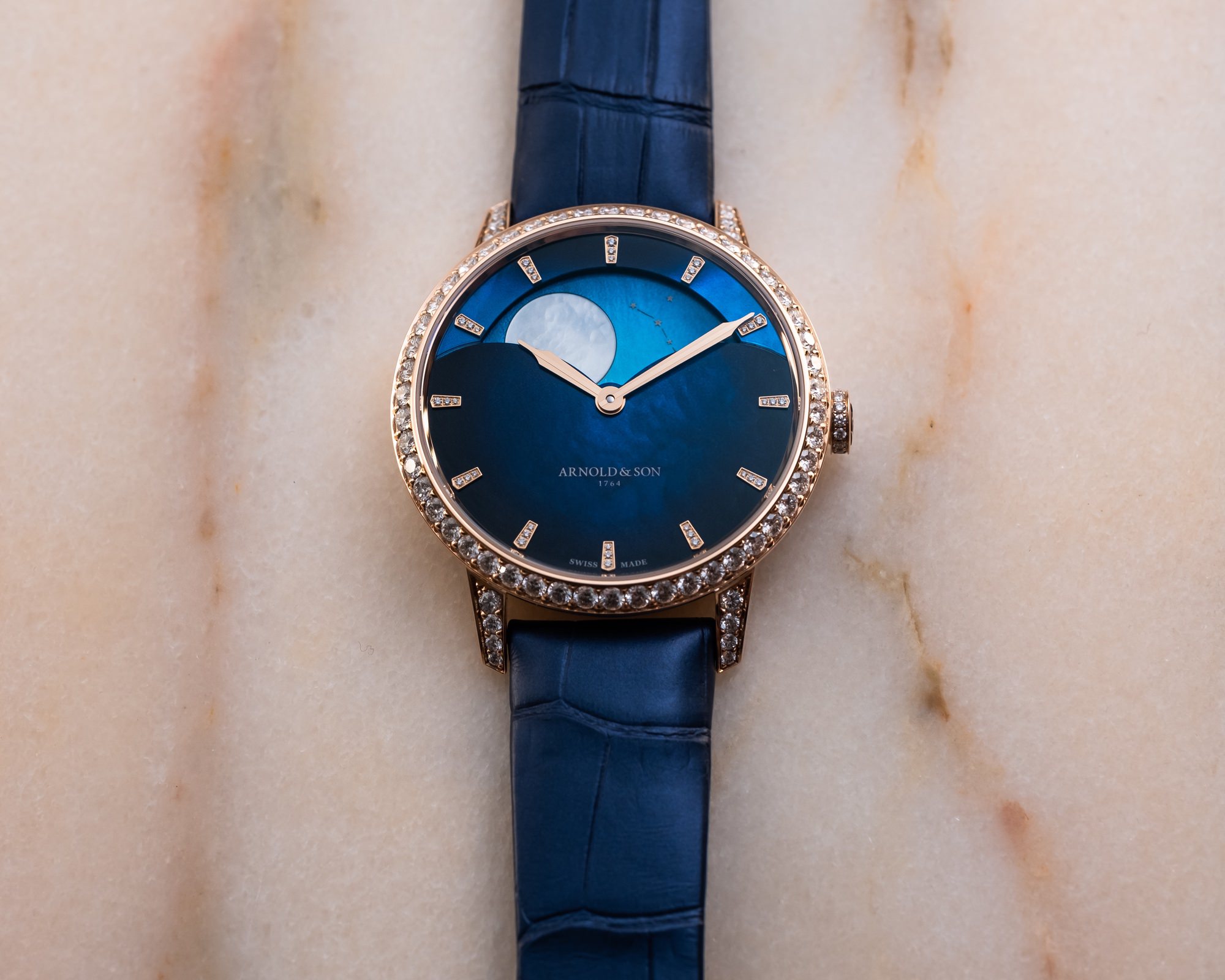 Arnold & Son Perpetual Moon 38 Red Gold - View 3