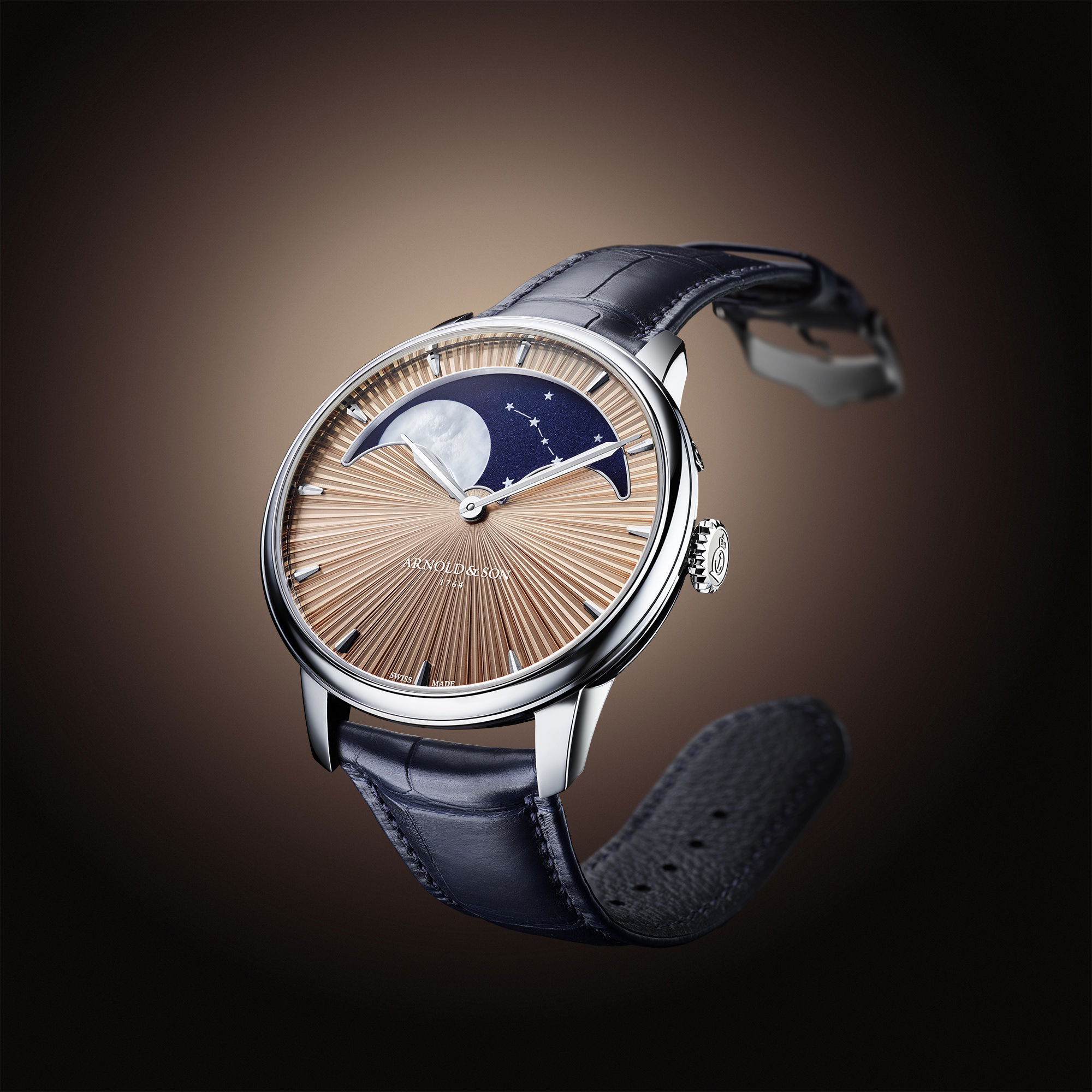 Arnold & Son Perpetual Moon 41.5 Platinum - View 2