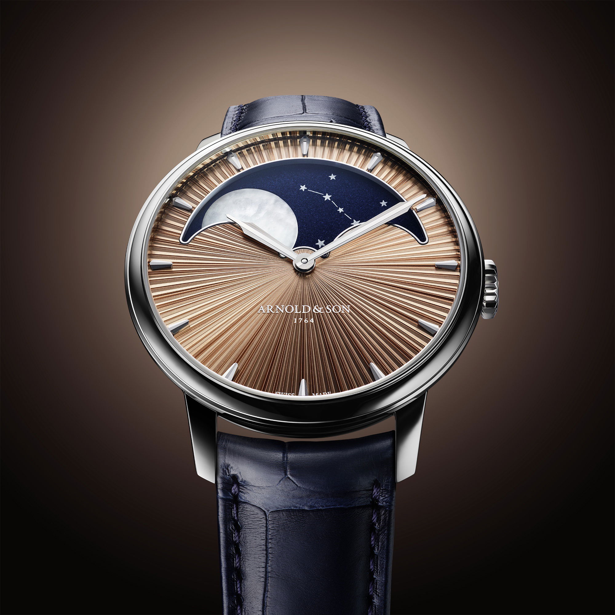 Arnold & Son Perpetual Moon 41.5 Platinum - View 3