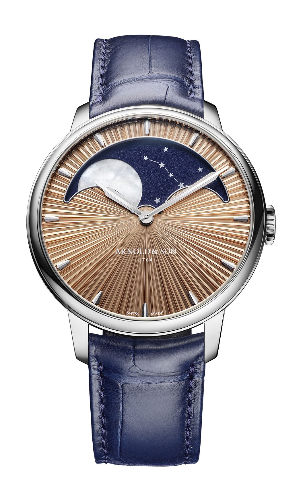 Arnold & Son Perpetual Moon 41.5 Platinum watch