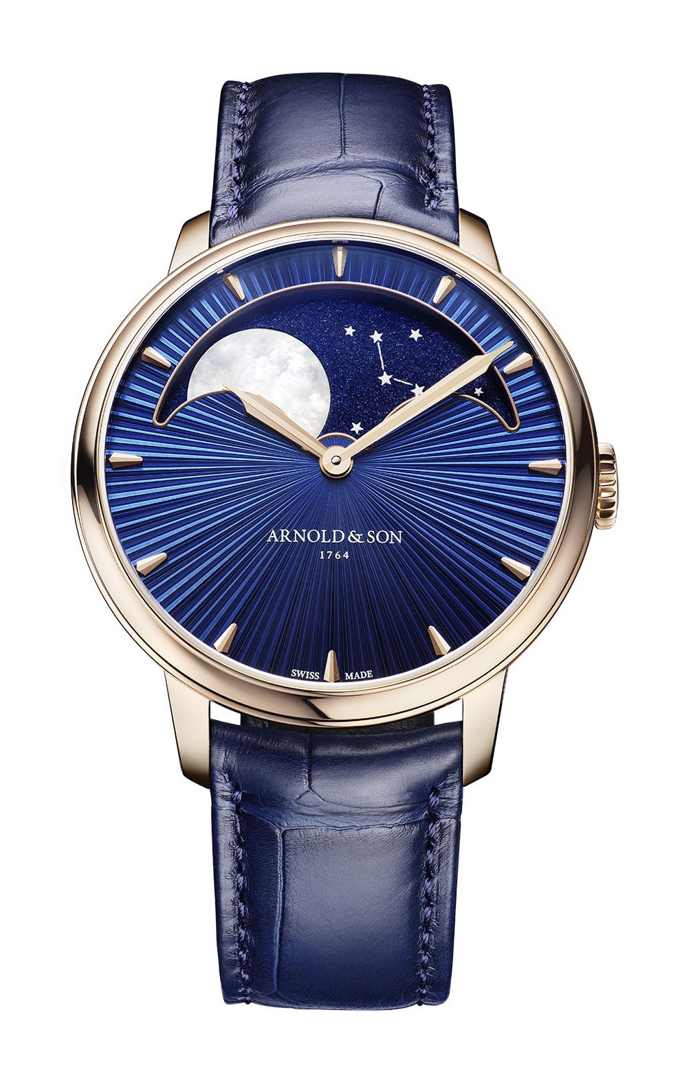 Arnold & Son Perpetual Moon 41.5 Red Gold watch